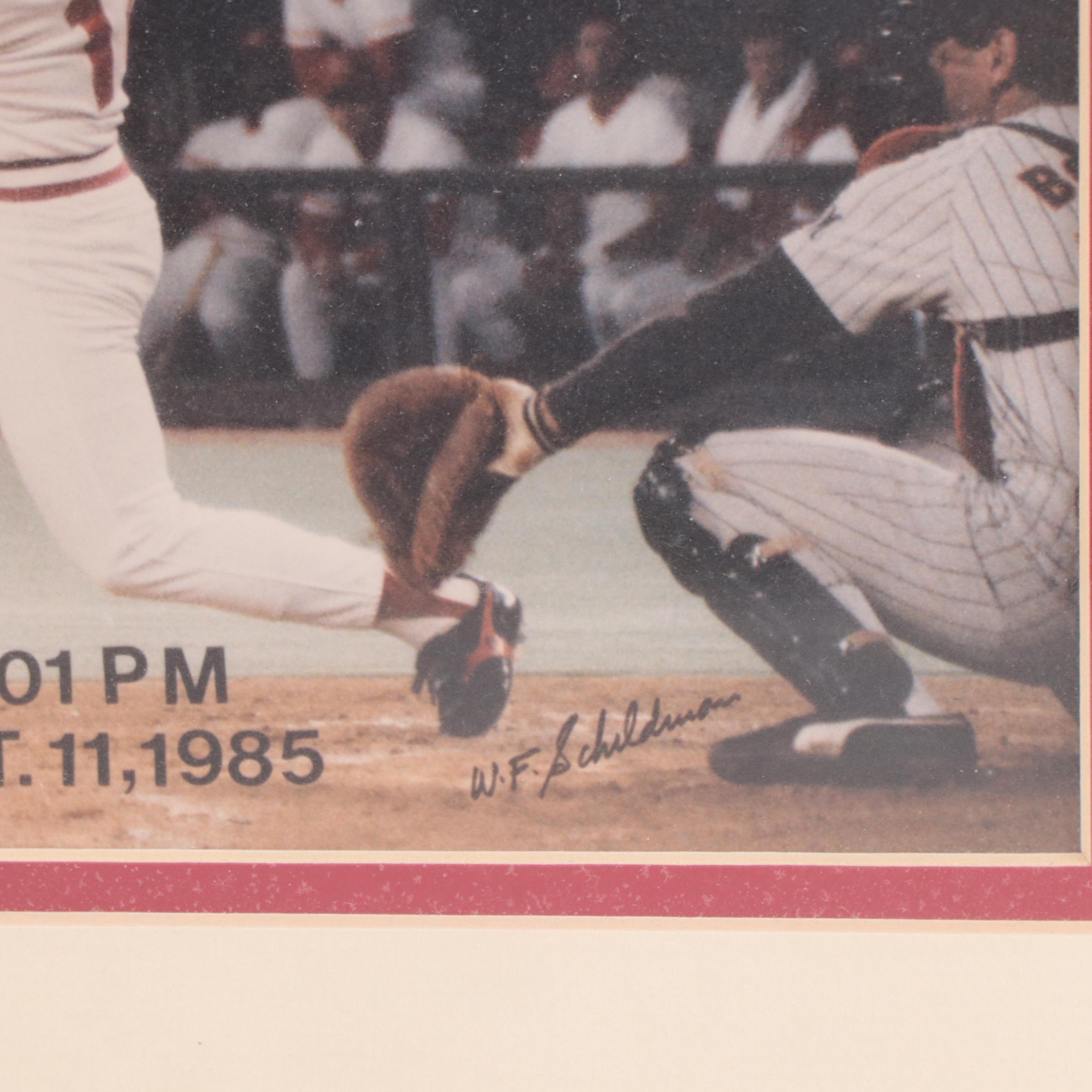 Cincinnati Reds Memorabilia Including W.F. Schildman Photograph