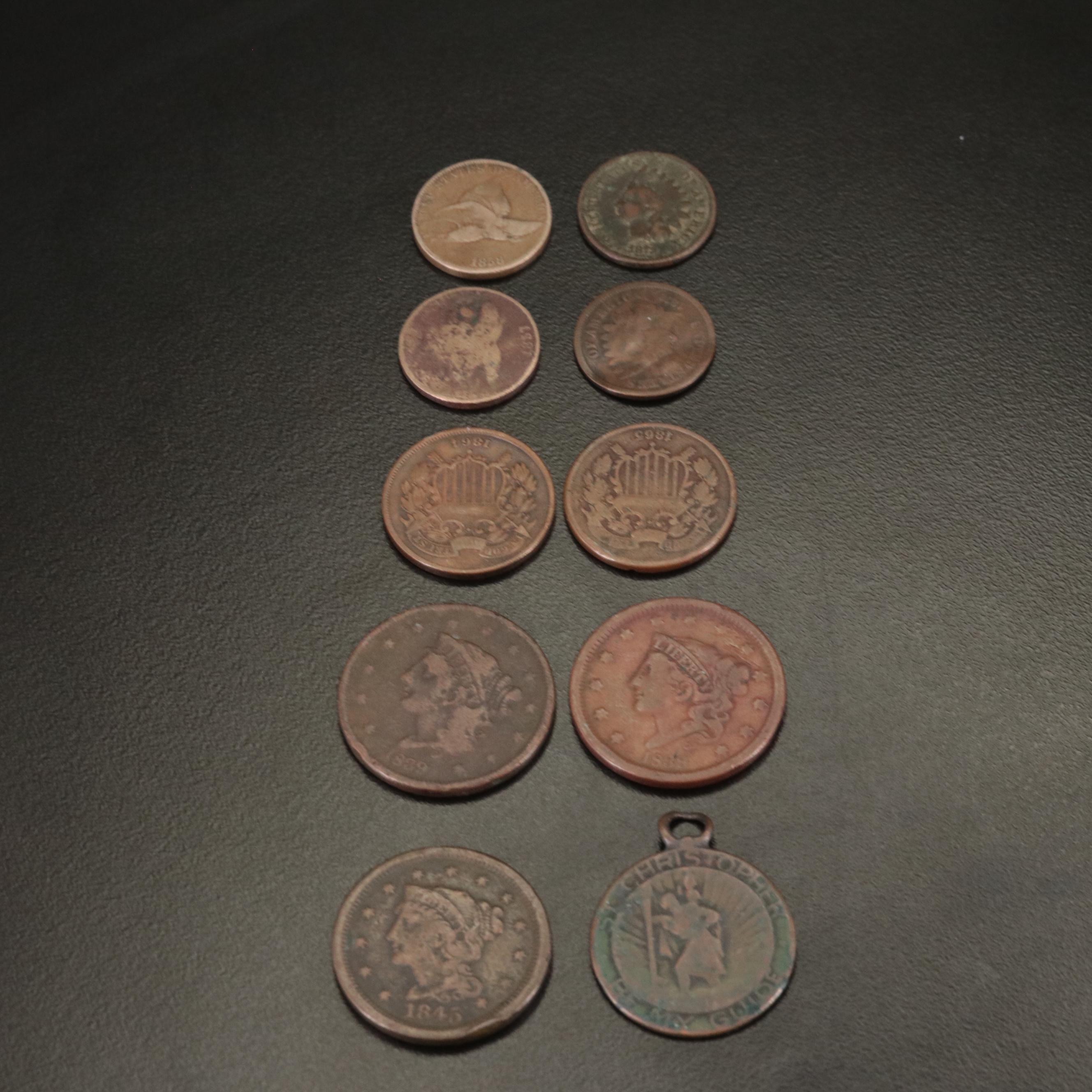 Group of Nineteenth Century U.S. Coins