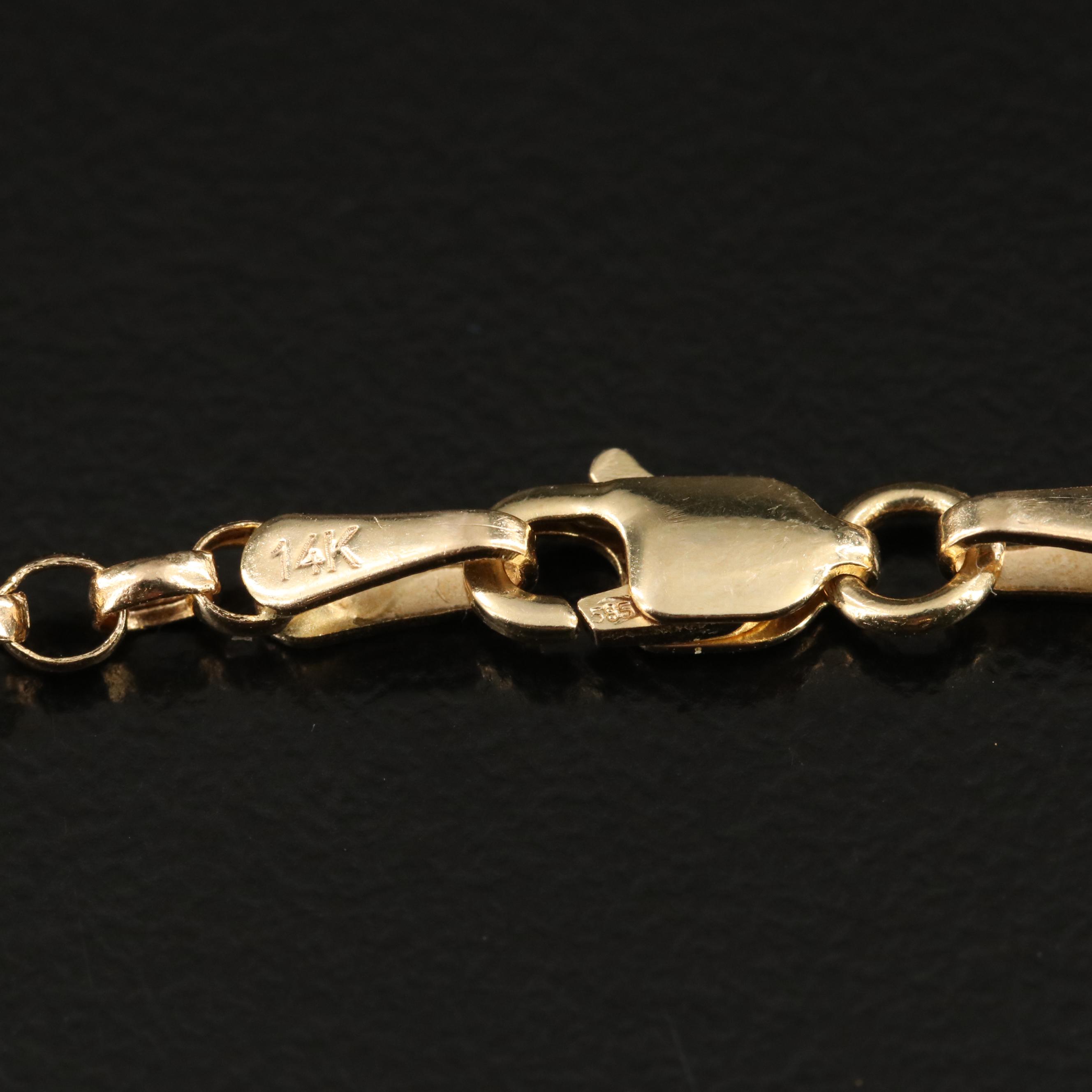 14K Rolo Chain Necklace