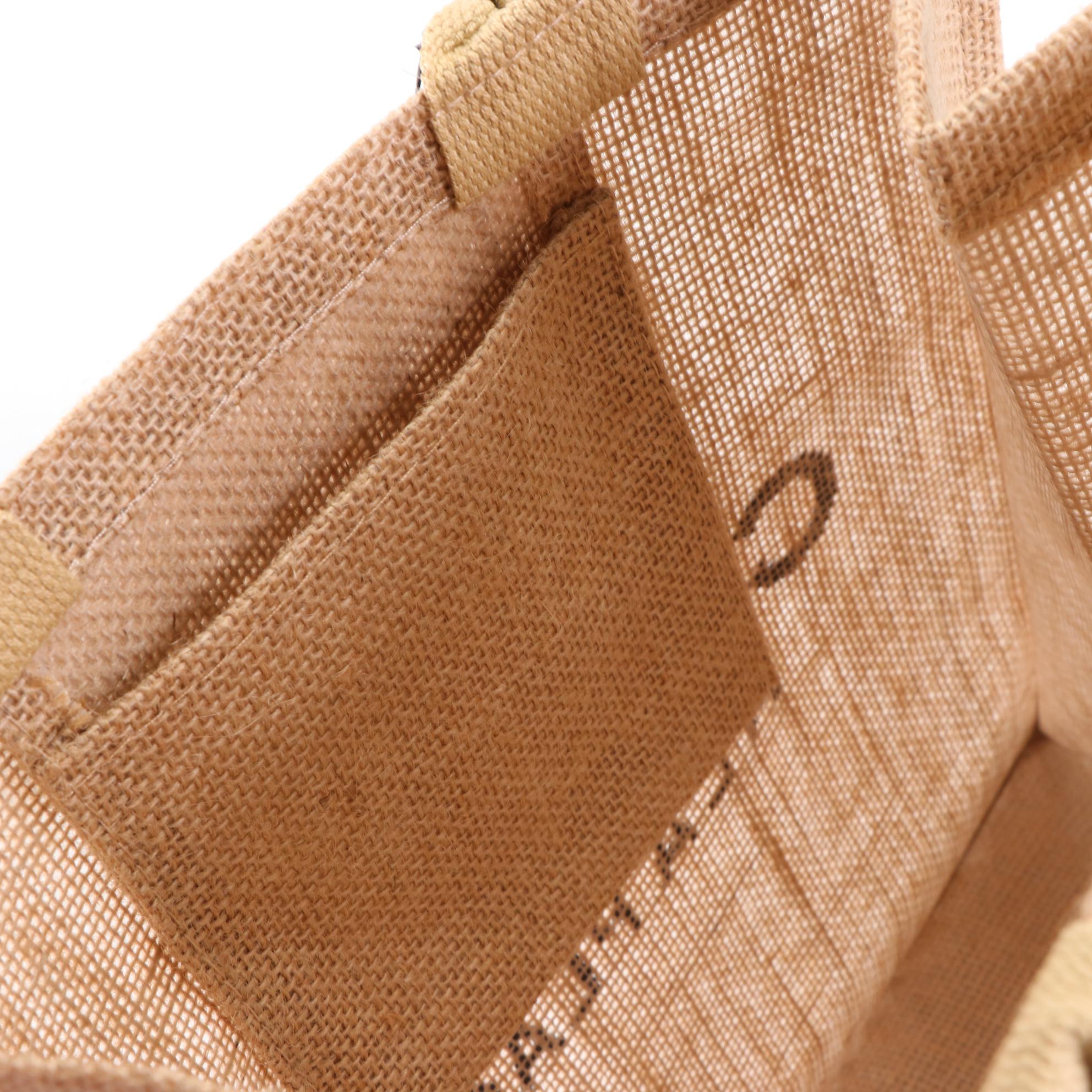 Chanel "Á La Plage" Promotional Tote Bag in Burlap