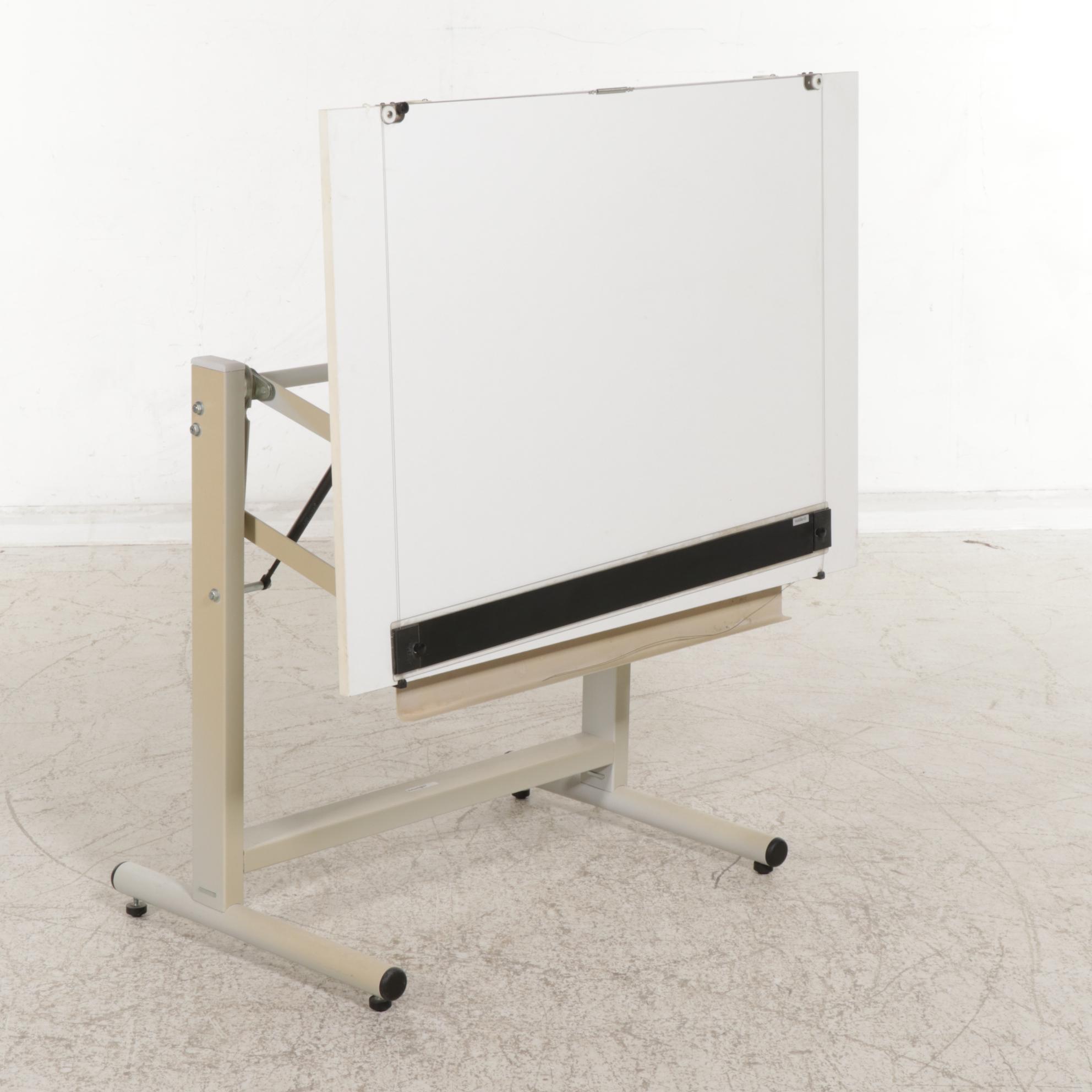 Artwright Articulating Metal Drafting Desk with Chair