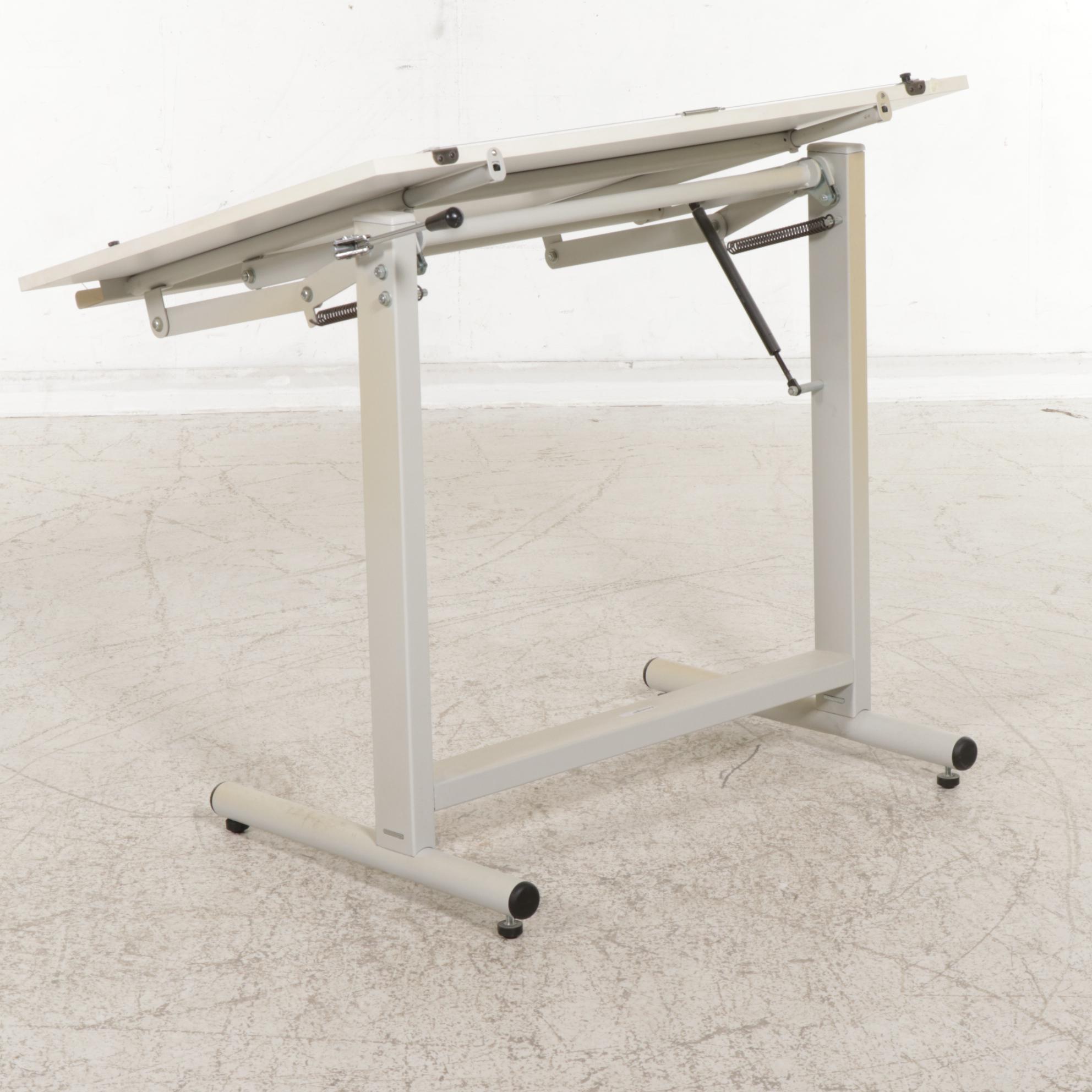 Artwright Articulating Metal Drafting Desk with Chair