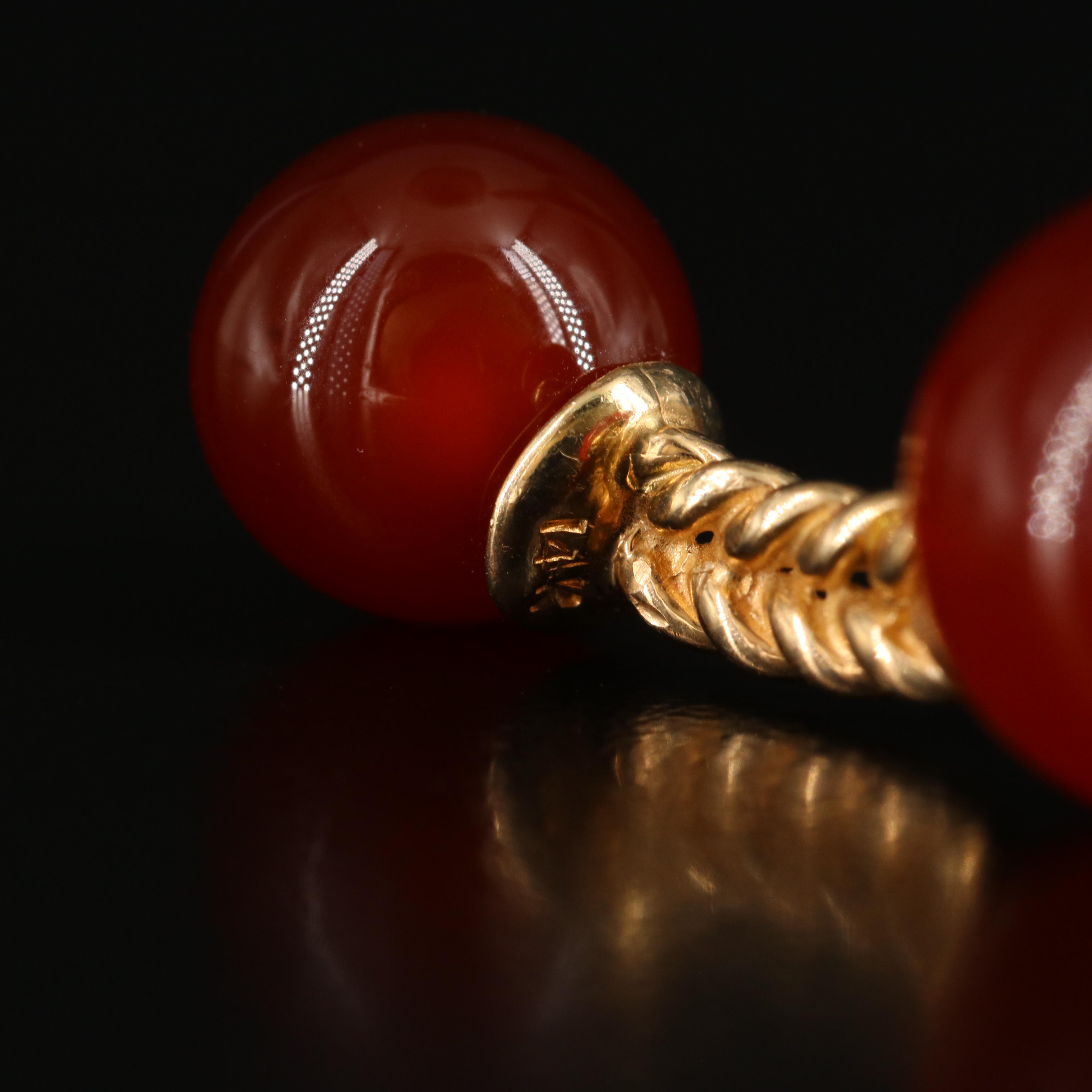 14K Resin Cufflinks with Vintage Cufflink Selection