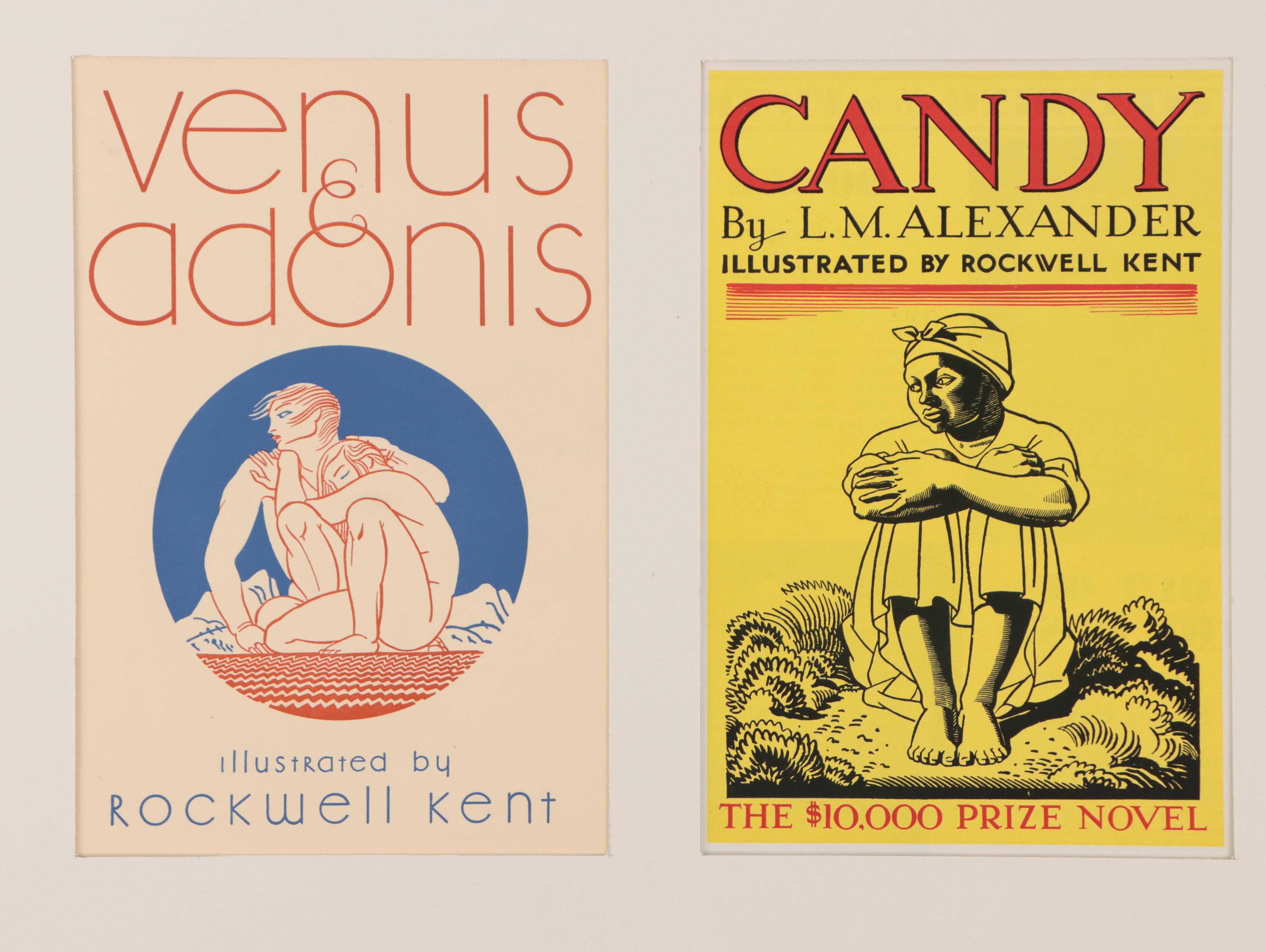 Rockwell Kent Art Deco Wood Engraving Book or Magazine Covers and More