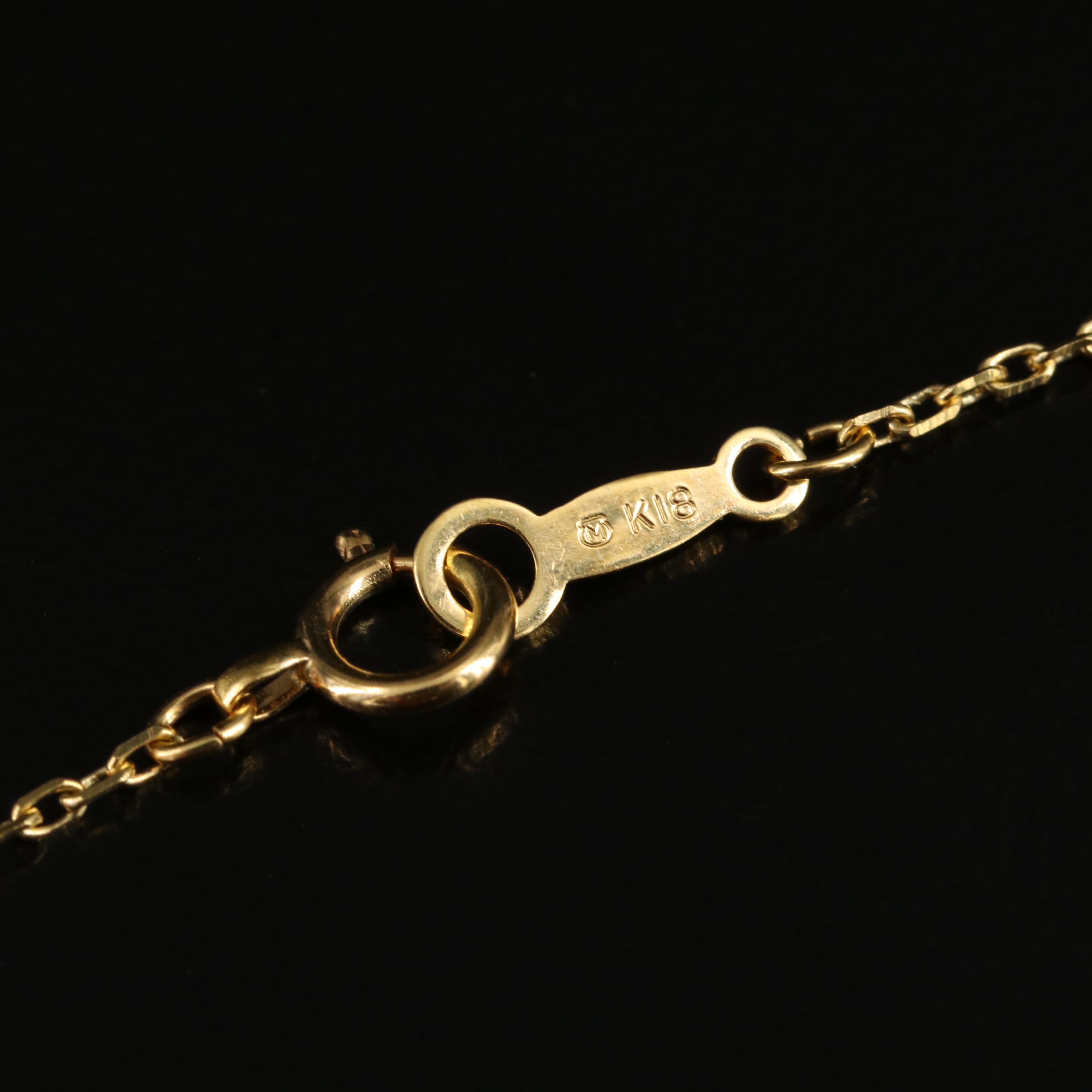 Mikimoto 18K Pearl Bow Pendant Necklace