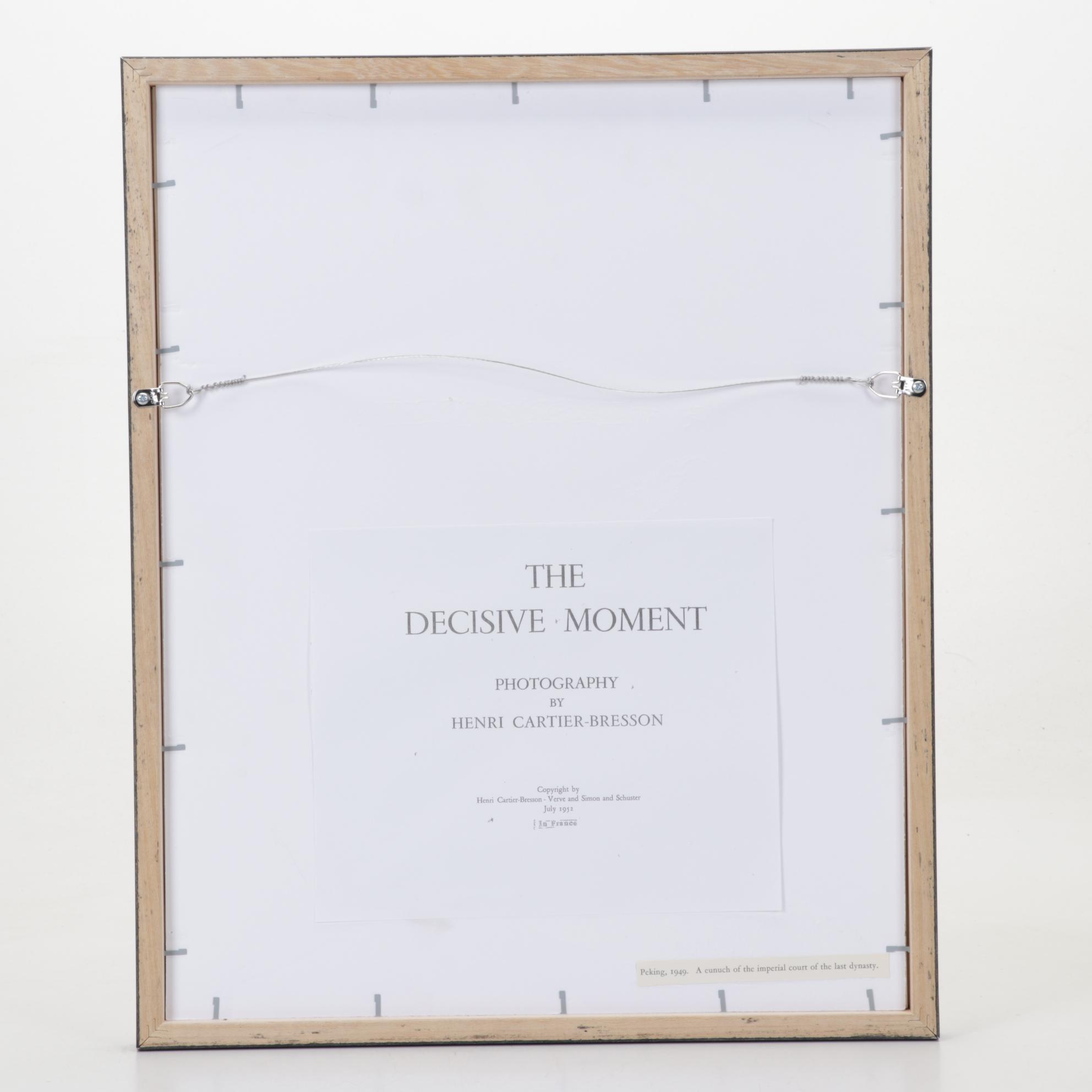 Henri Cartier-Bresson Rotogravure "Peking, 1949" From "The Decisive Moment"