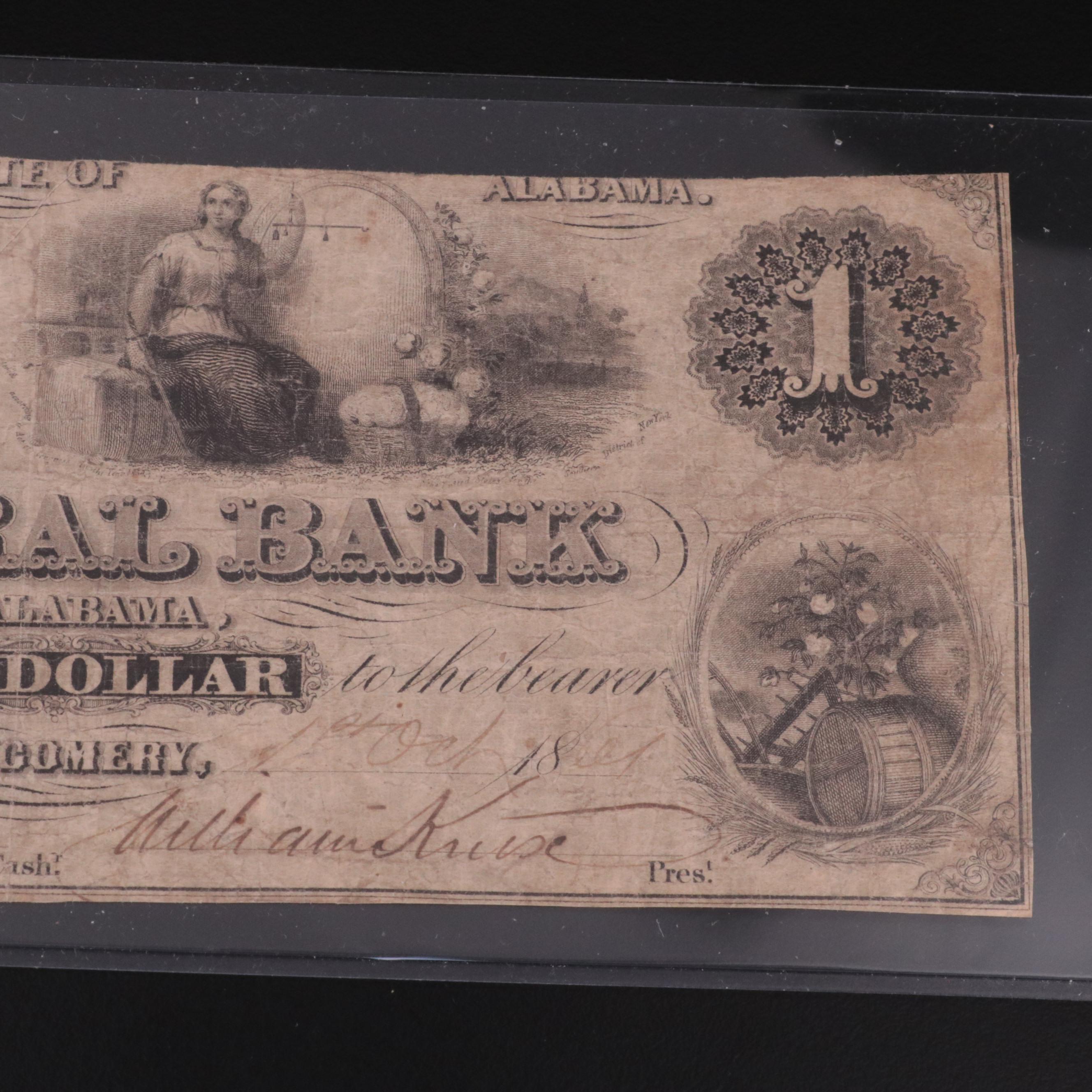 Two Civil War Era Obsolete Bank Notes