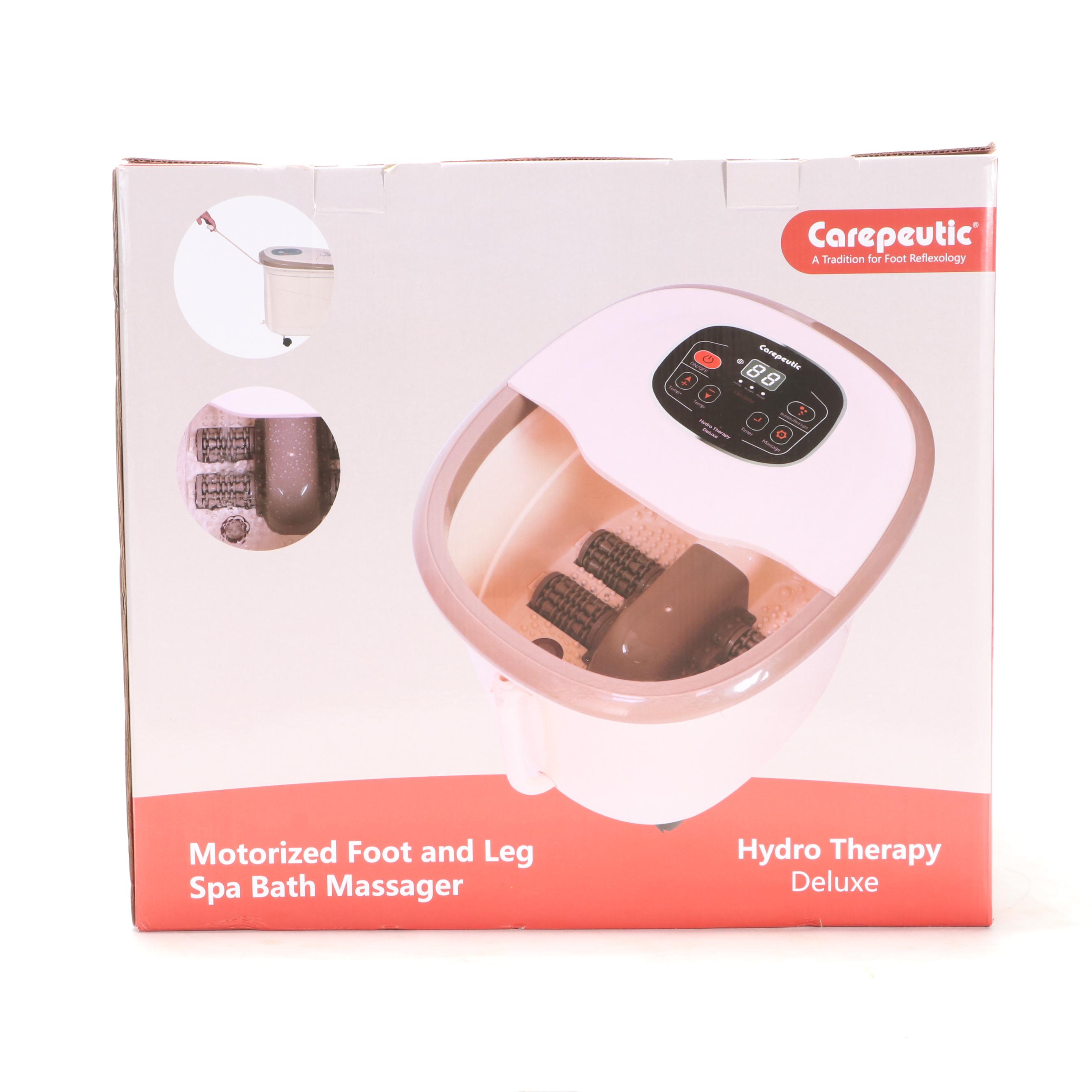 Carepeutic Hydro Therapy Foot and Leg Spa Bath Massager
