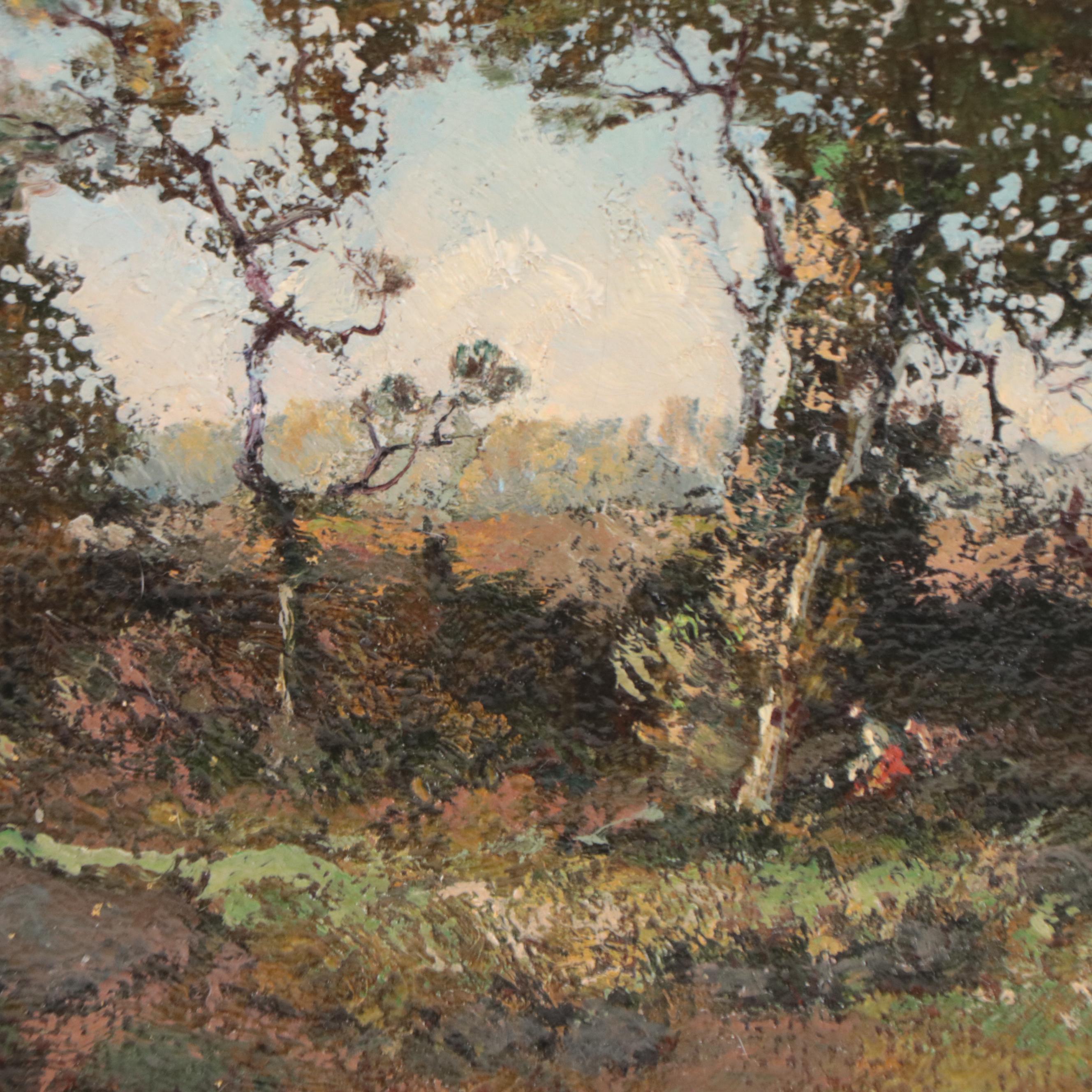 Frederick Ballard Williams Landscape Oil Painting "The Grove"