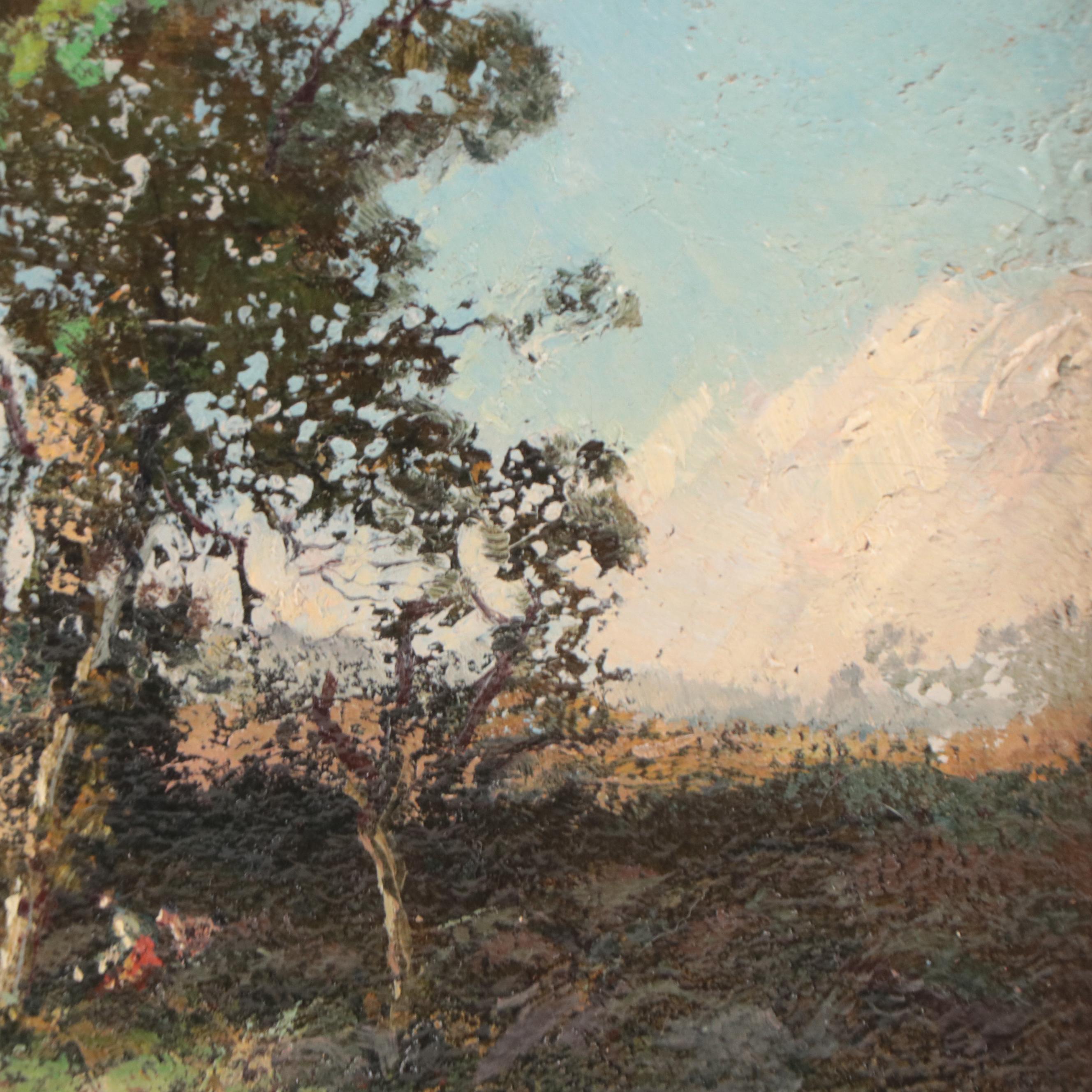 Frederick Ballard Williams Landscape Oil Painting "The Grove"