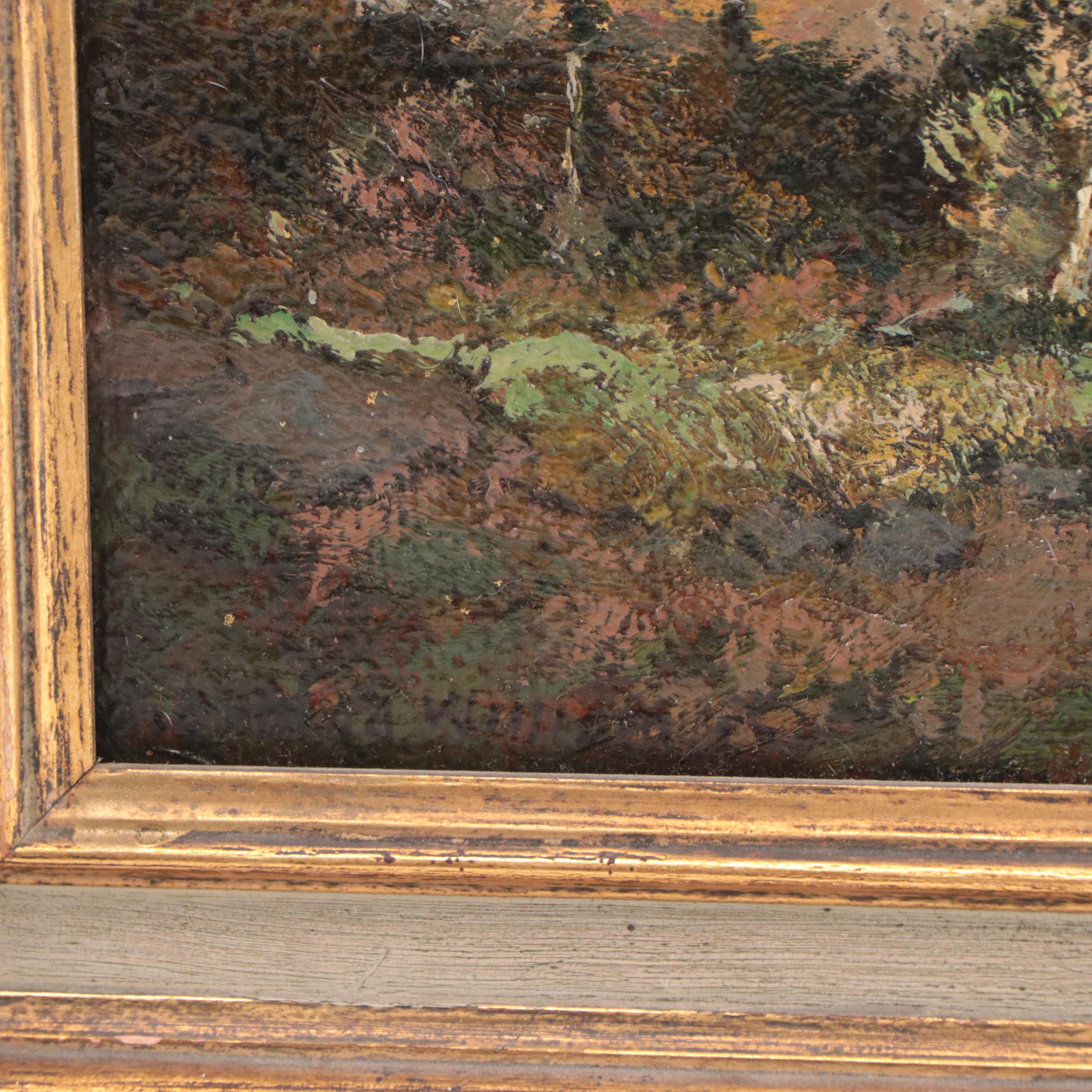 Frederick Ballard Williams Landscape Oil Painting "The Grove"