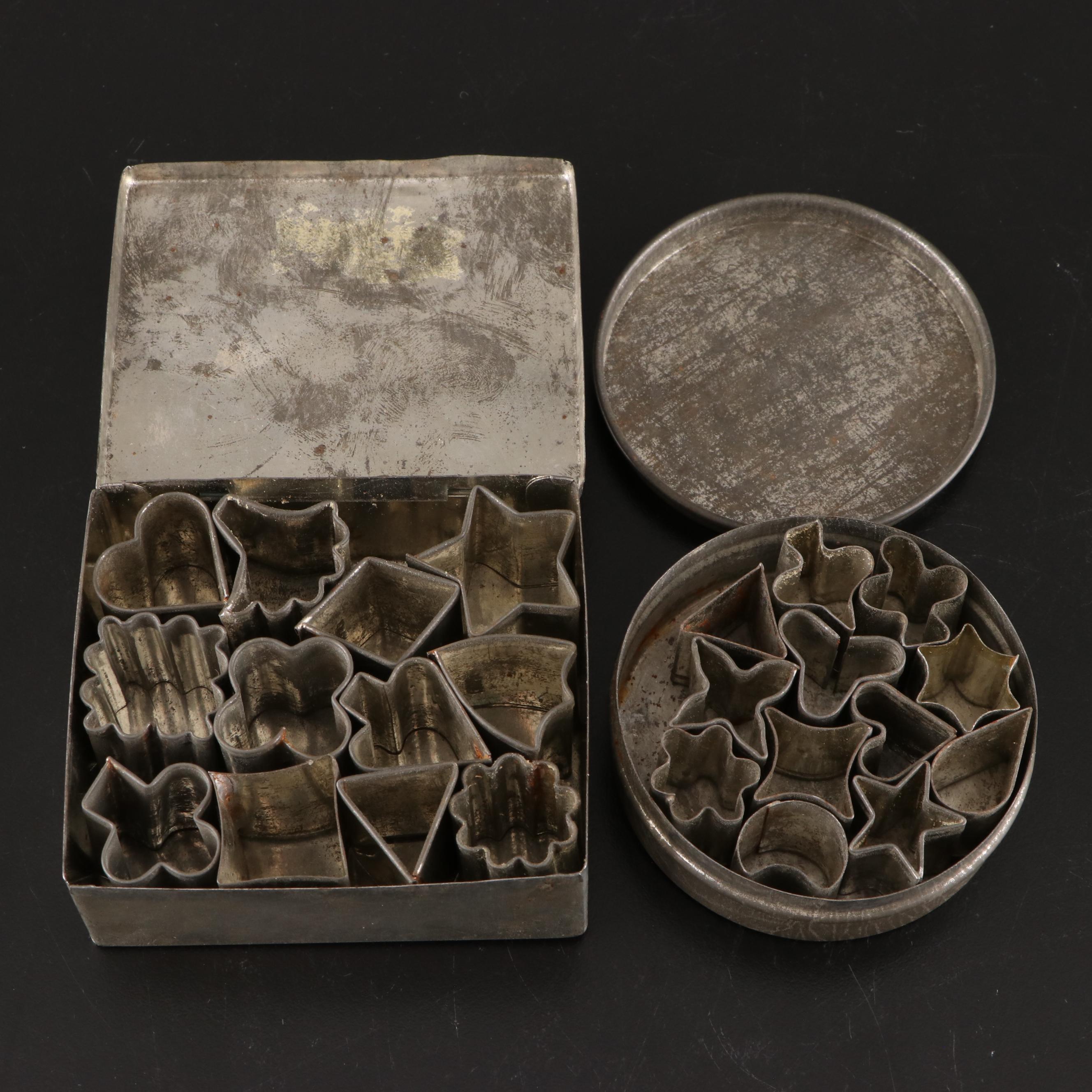 Metal Cookie Cutters with Nut Choppers and Other Kitchen Gadgets, Mid-20th C.