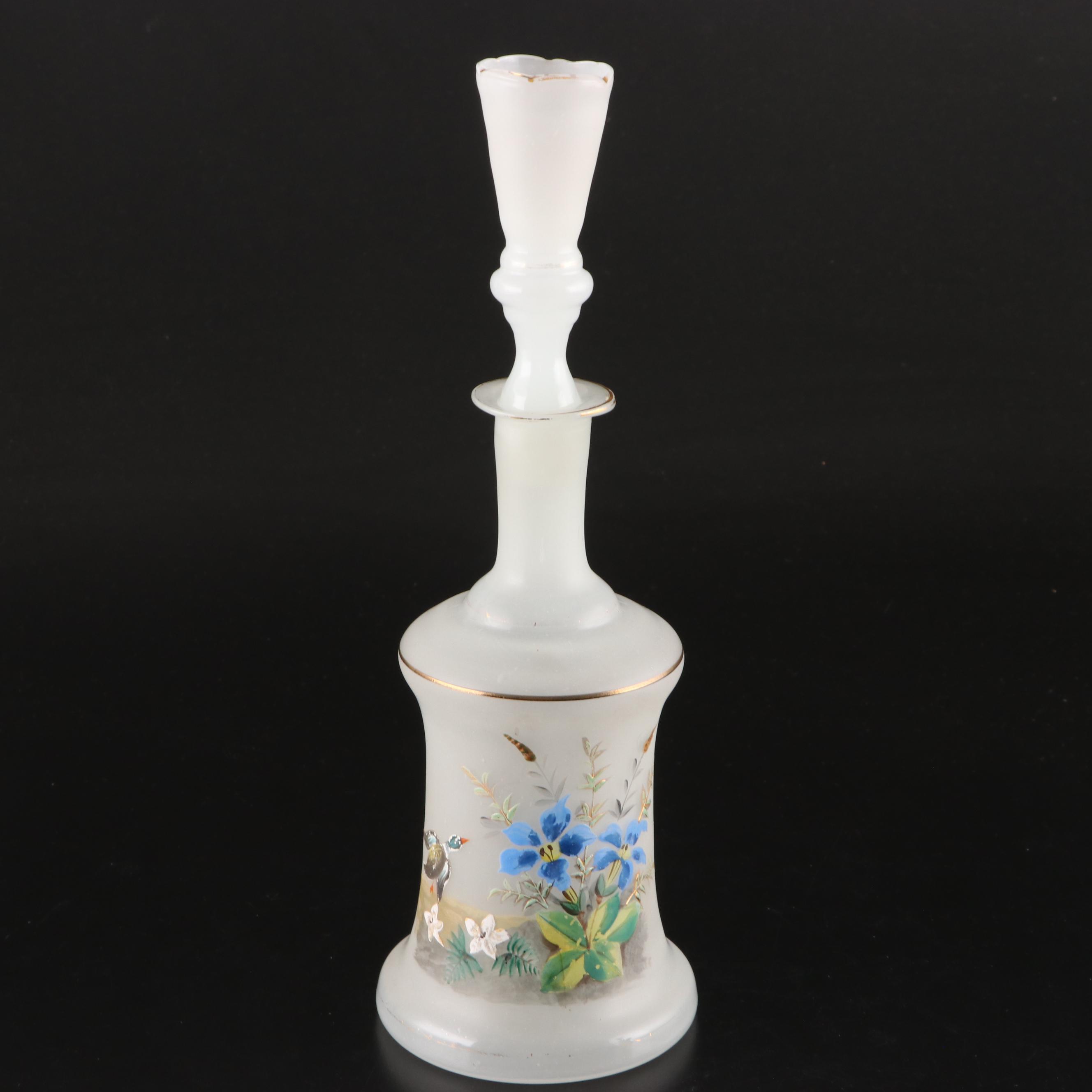 Victorian Bristol Glass and Opaline Glass Bottles, Late 19th Century