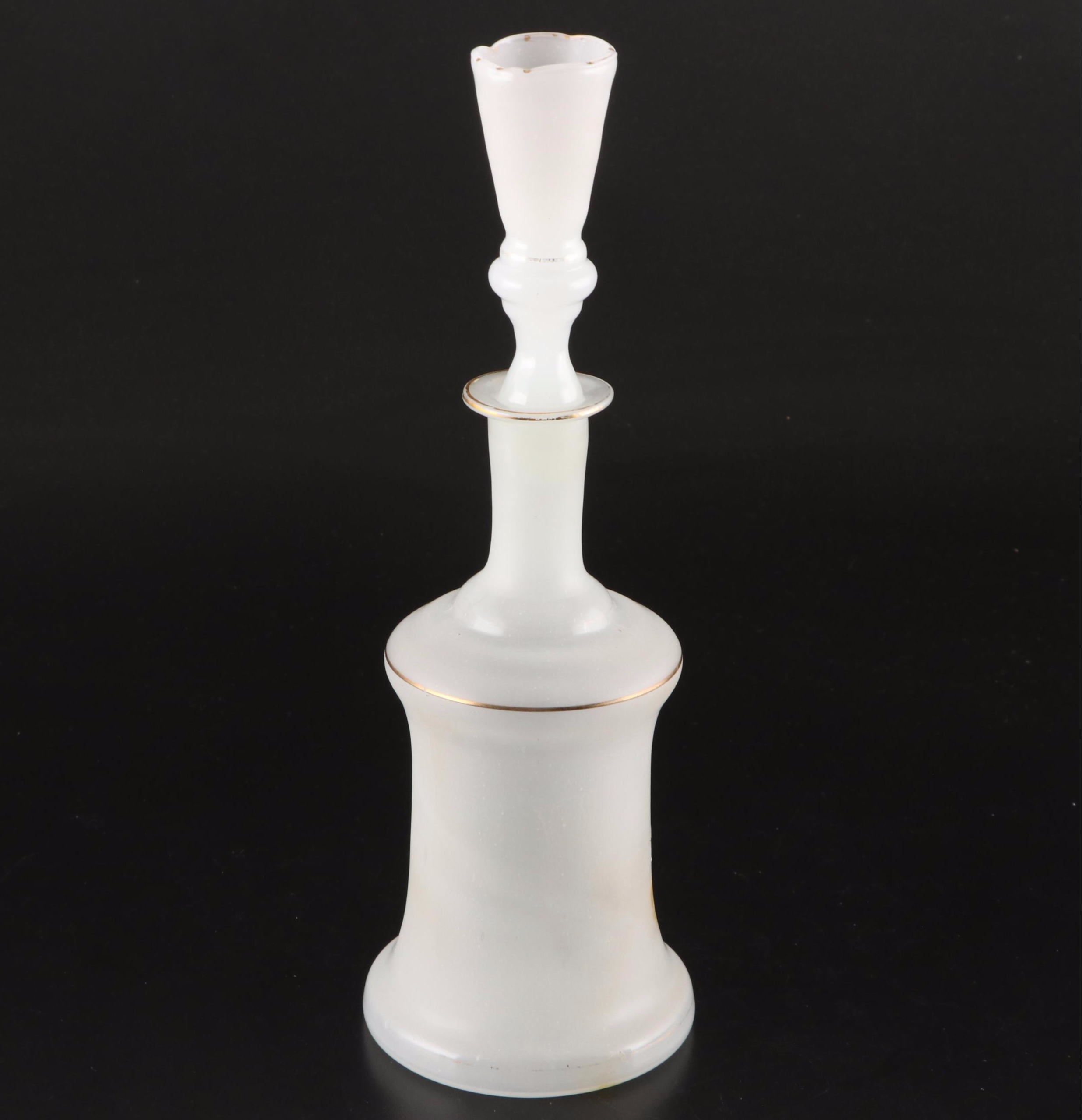 Victorian Bristol Glass and Opaline Glass Bottles, Late 19th Century