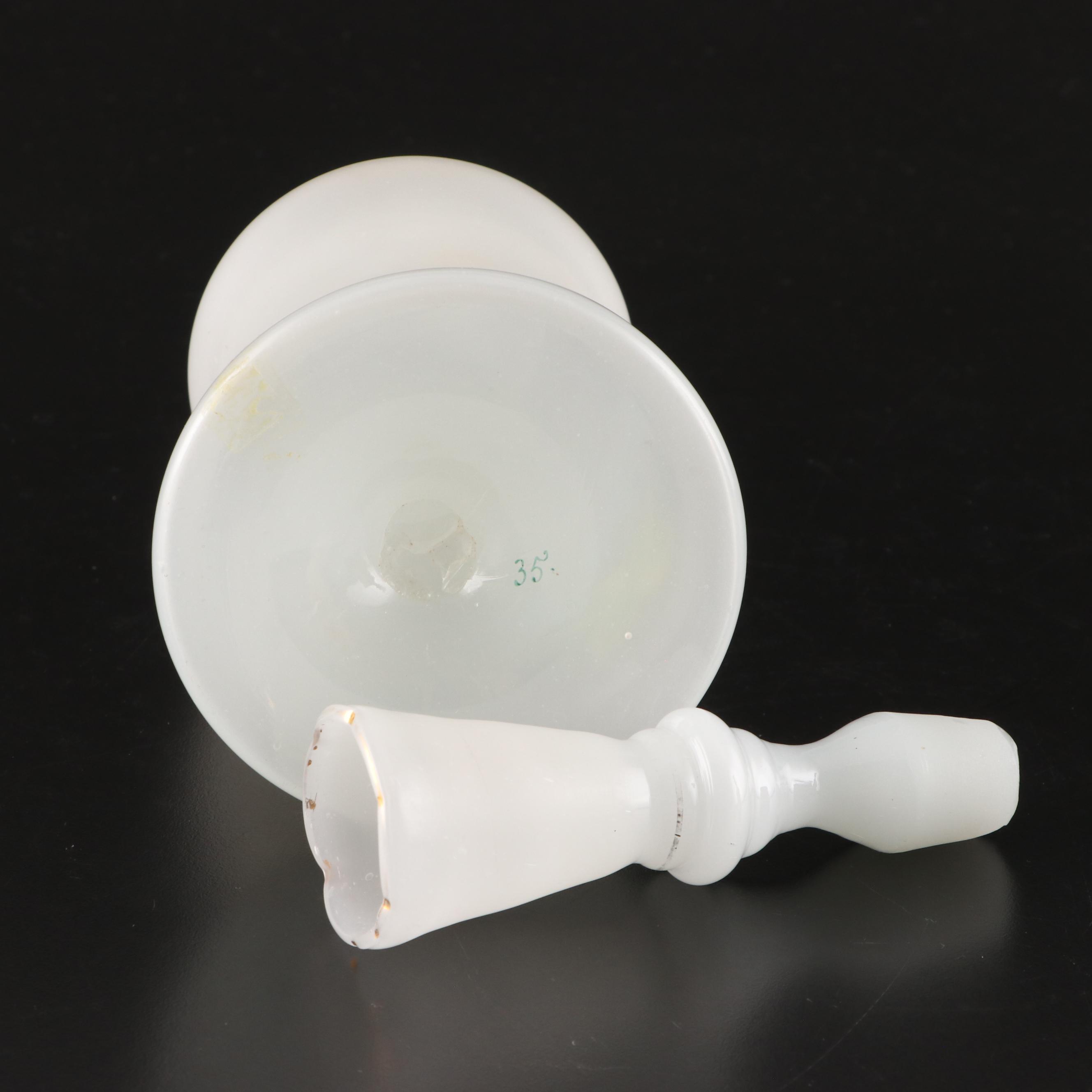 Victorian Bristol Glass and Opaline Glass Bottles, Late 19th Century