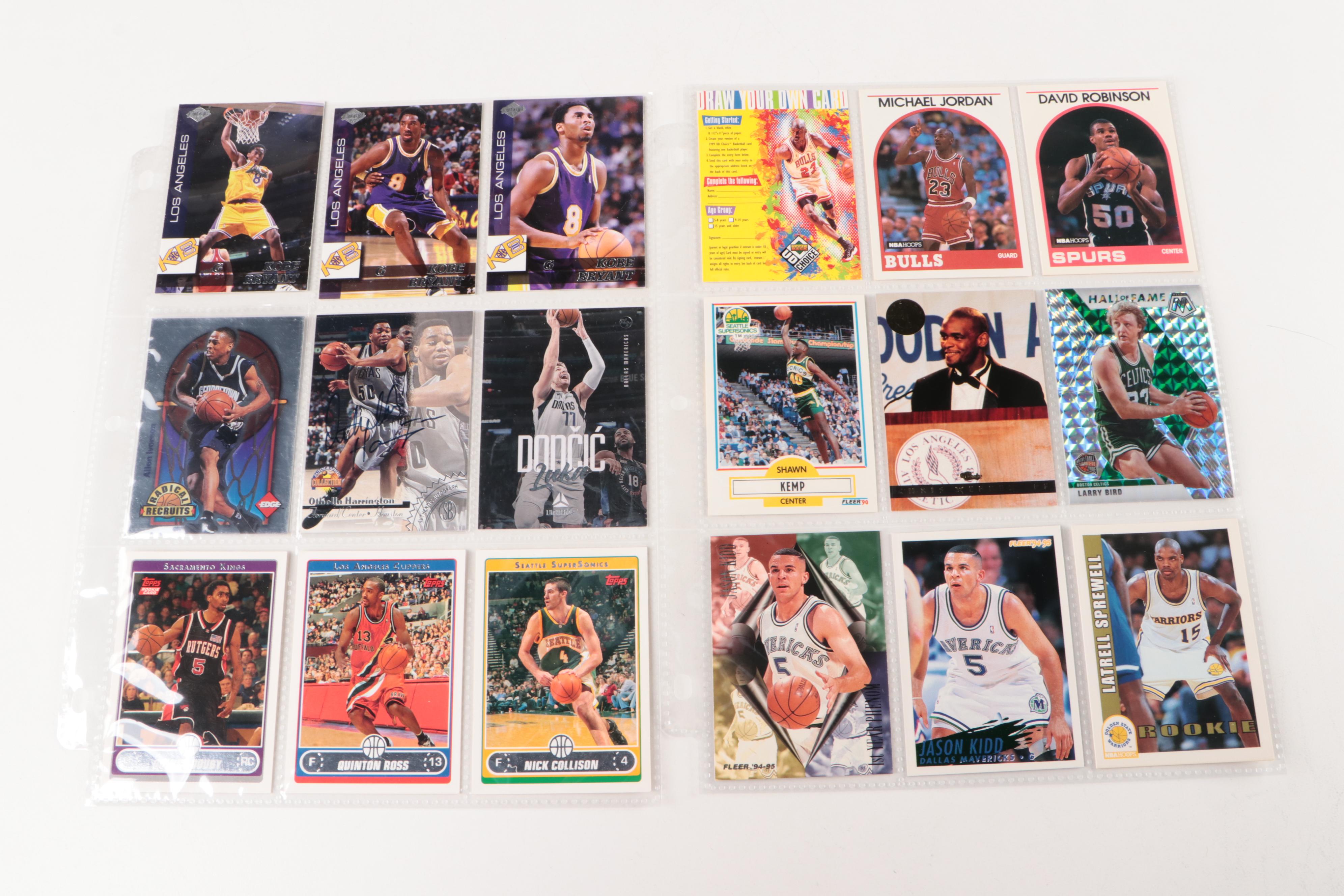 Topps with Other Basketball Cards, Kobe Bryant, Luka Dončić and More 1990s–2021