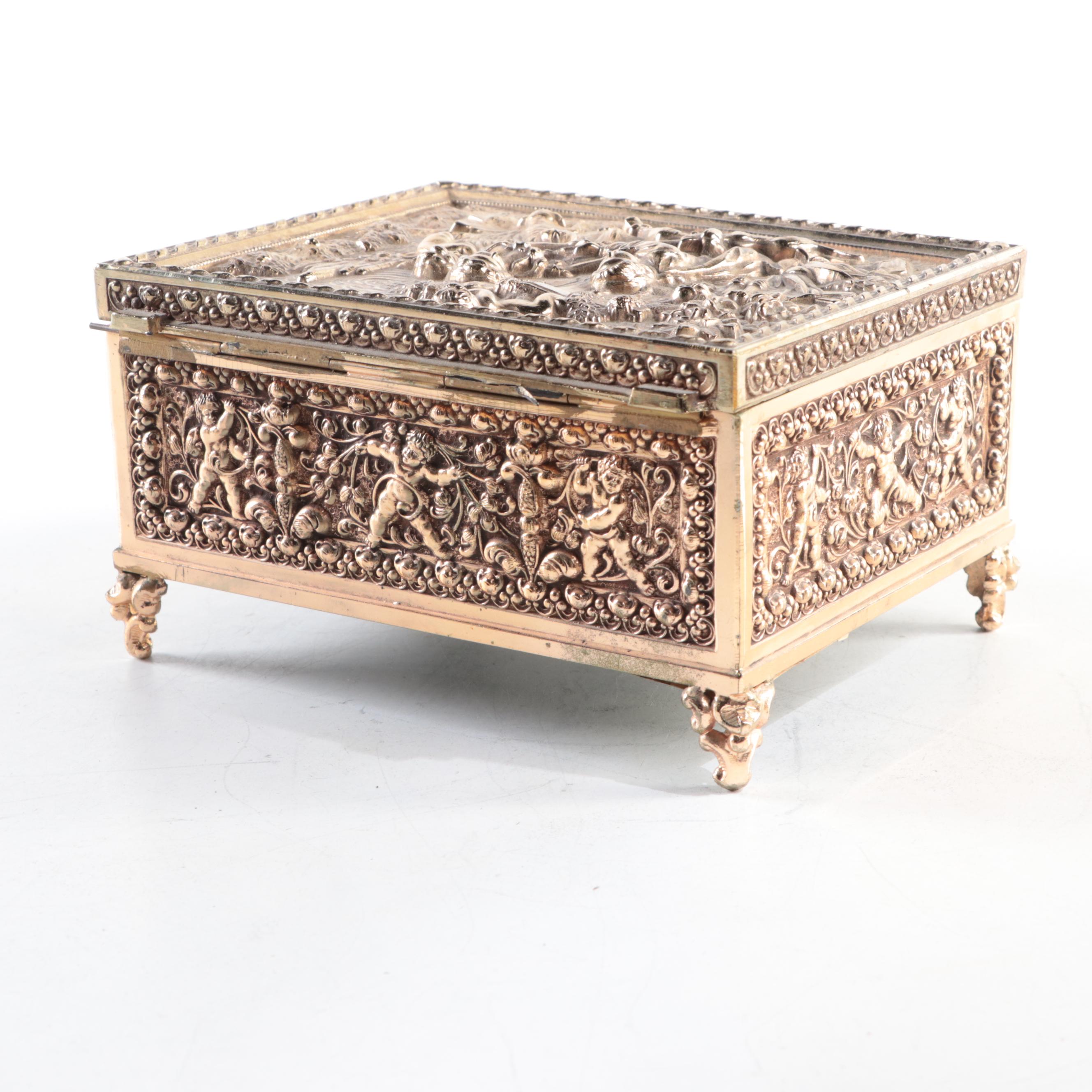 Kentucky Maid Pressing Combs with Curling Iron, Jewelry Box, Lint Brush and More