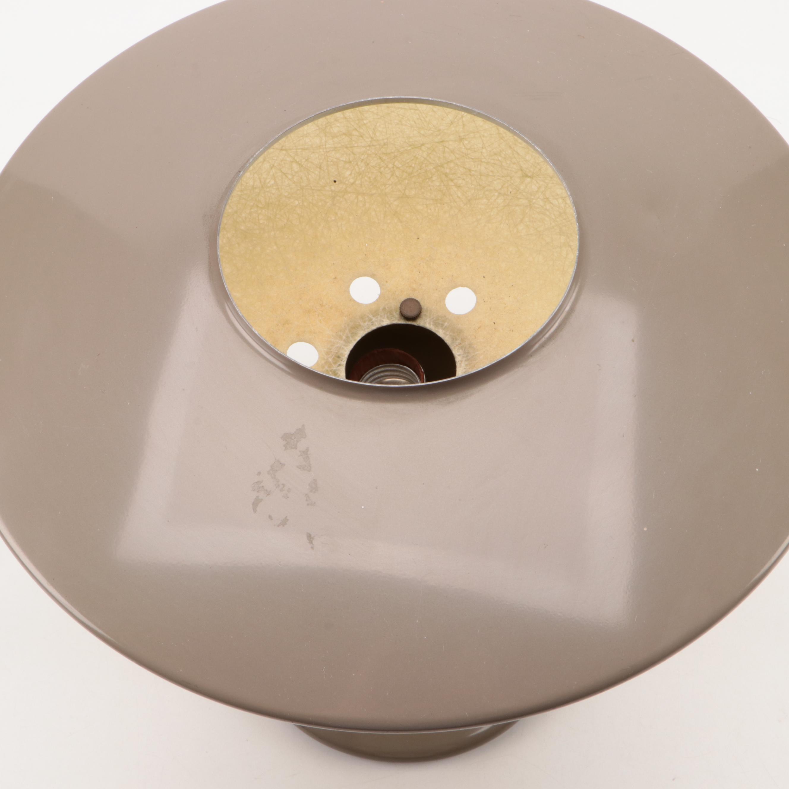 Dazor Mid Century Modern Flying Saucer Table Lamp, 1950s