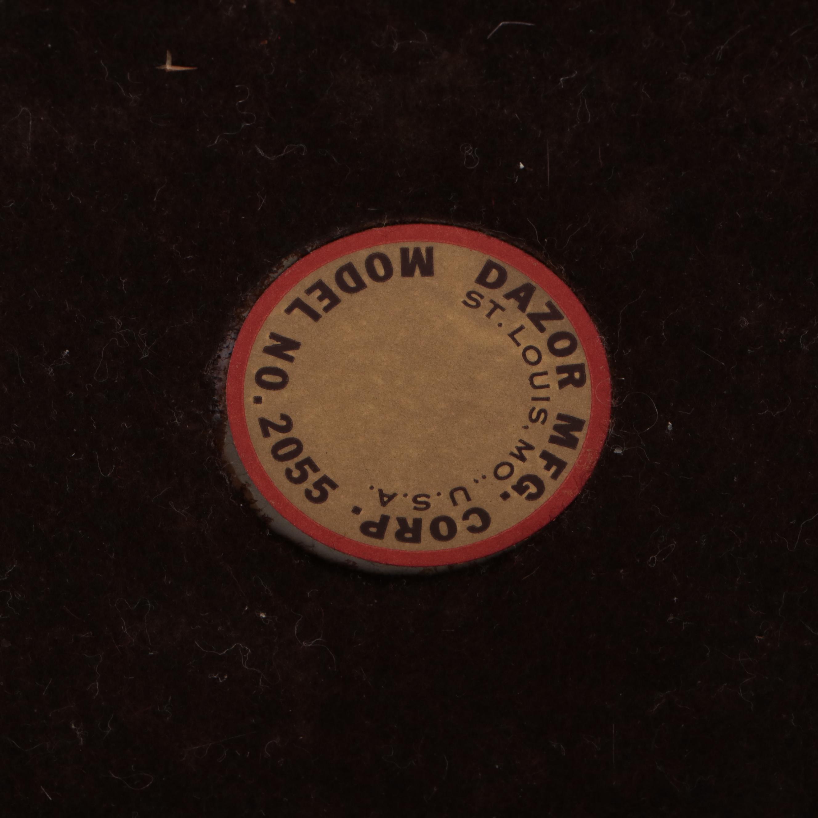 Dazor Mid Century Modern Flying Saucer Table Lamp, 1950s