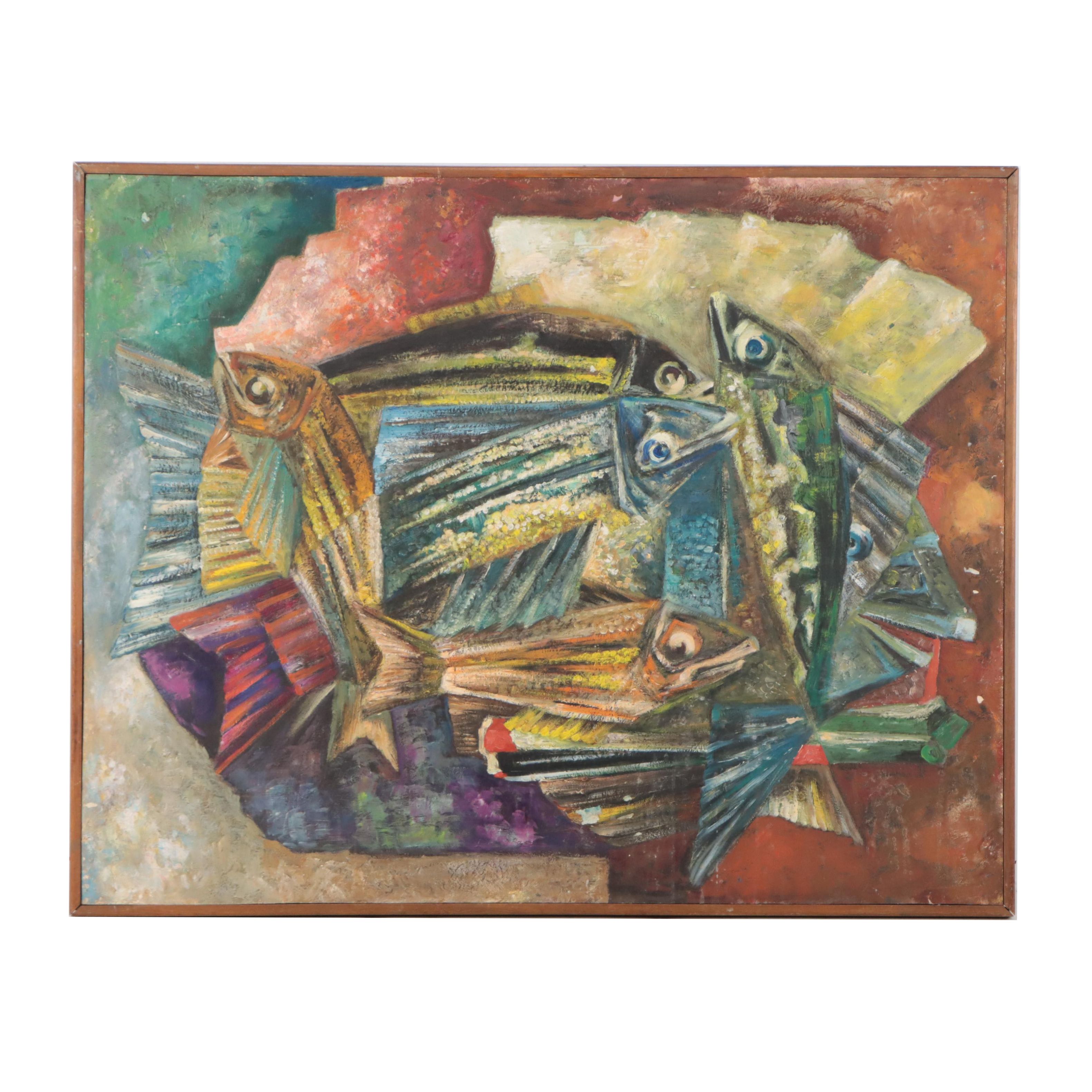 William Ernst Hentschel Oil Painting "The Coral Pool"