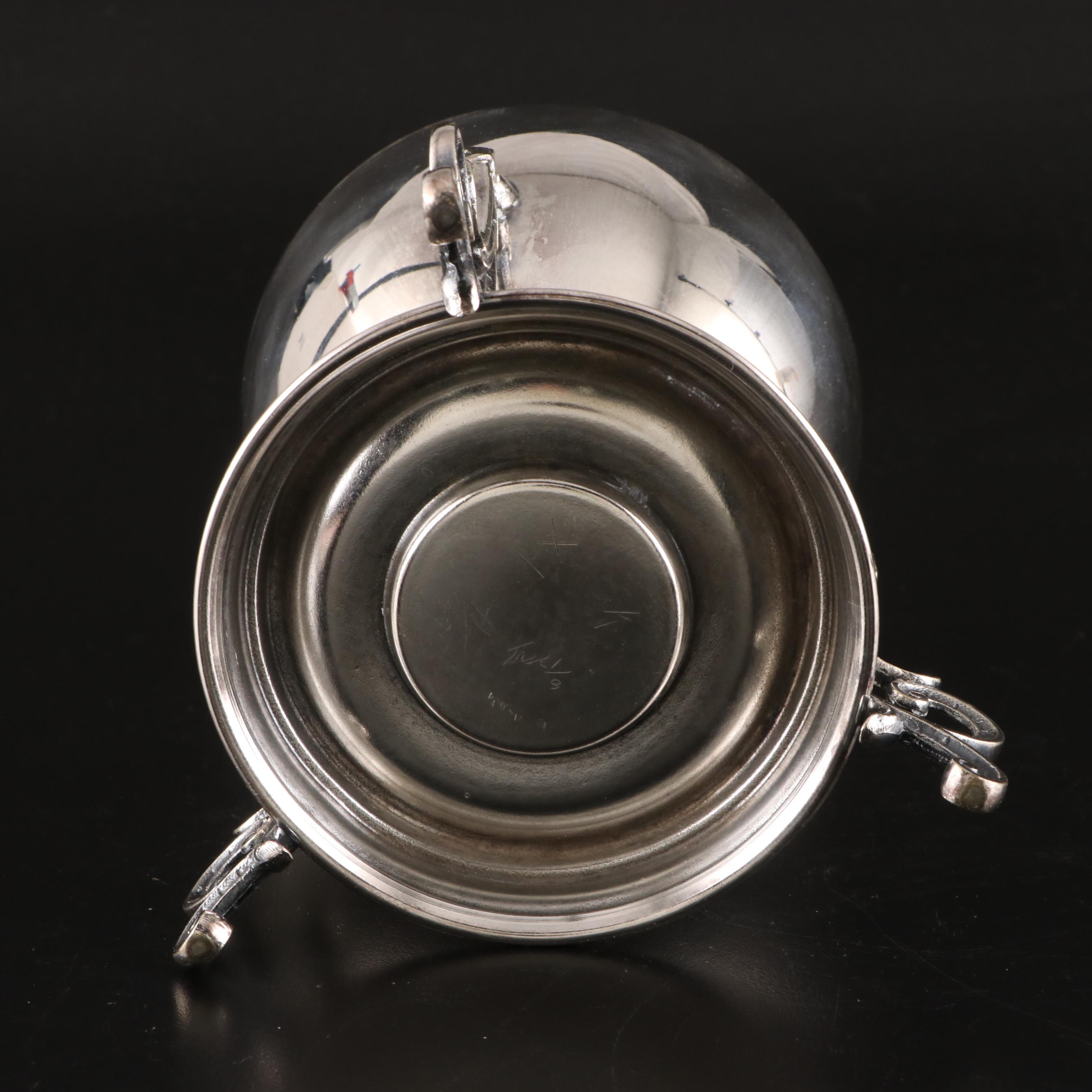 Victorian Style Silver Plate Egg Coddler