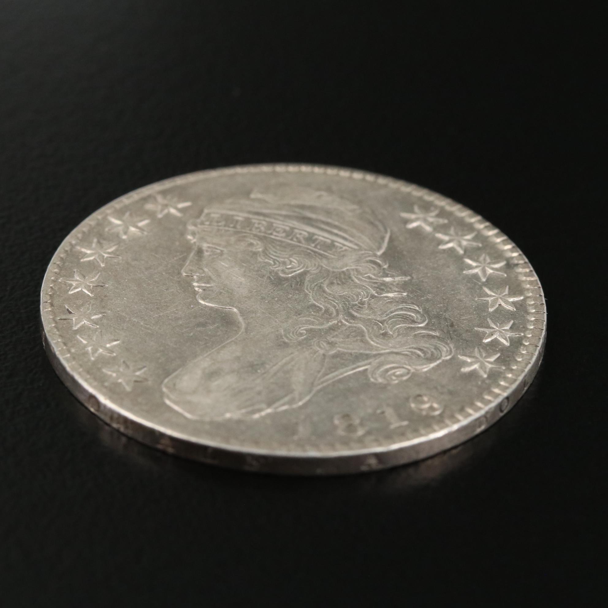 1819 Capped Bust Silver Half Dollar