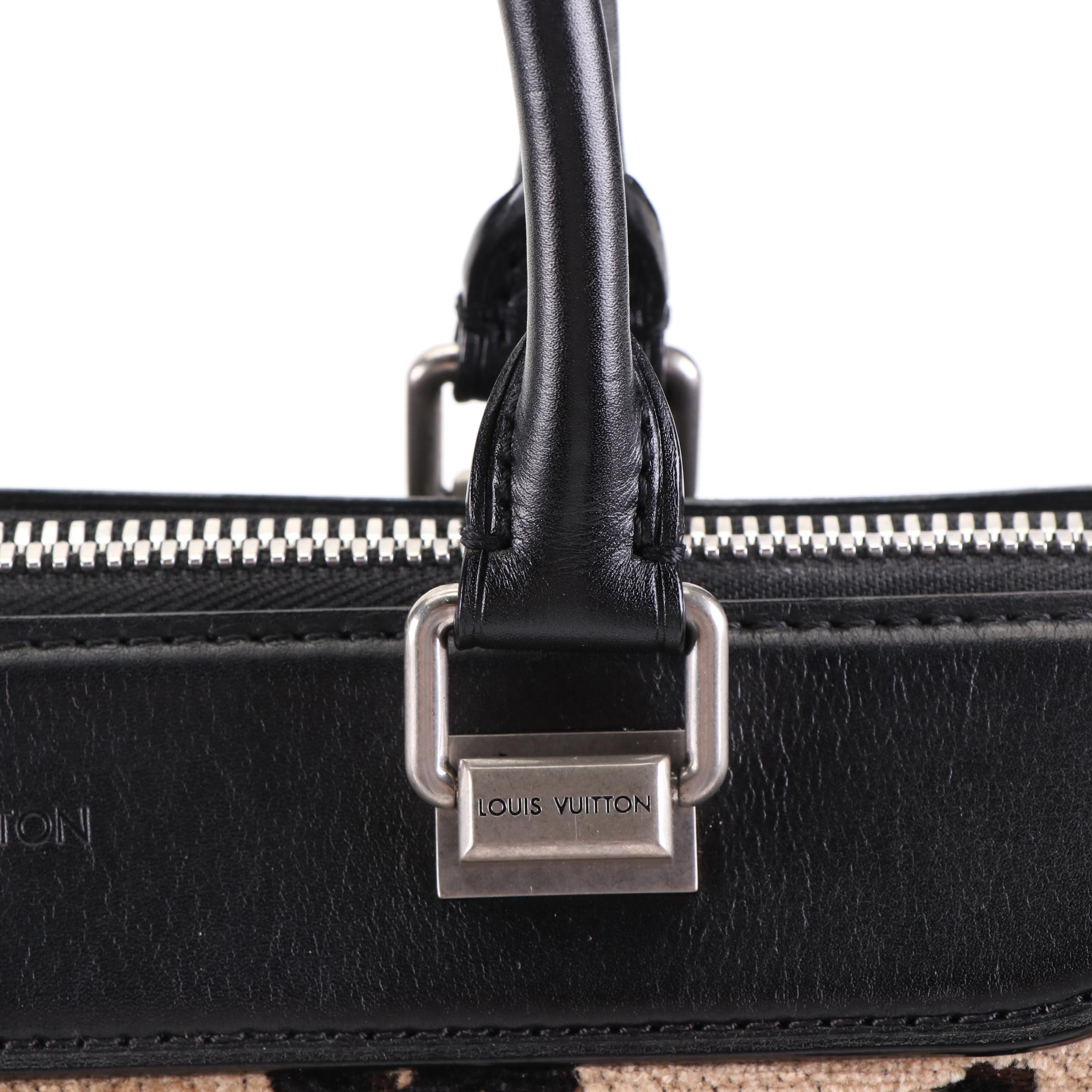 Louis Vuitton Limited Edition Stephen Sprouse Speedy 30 Bag in Leopard Chenille