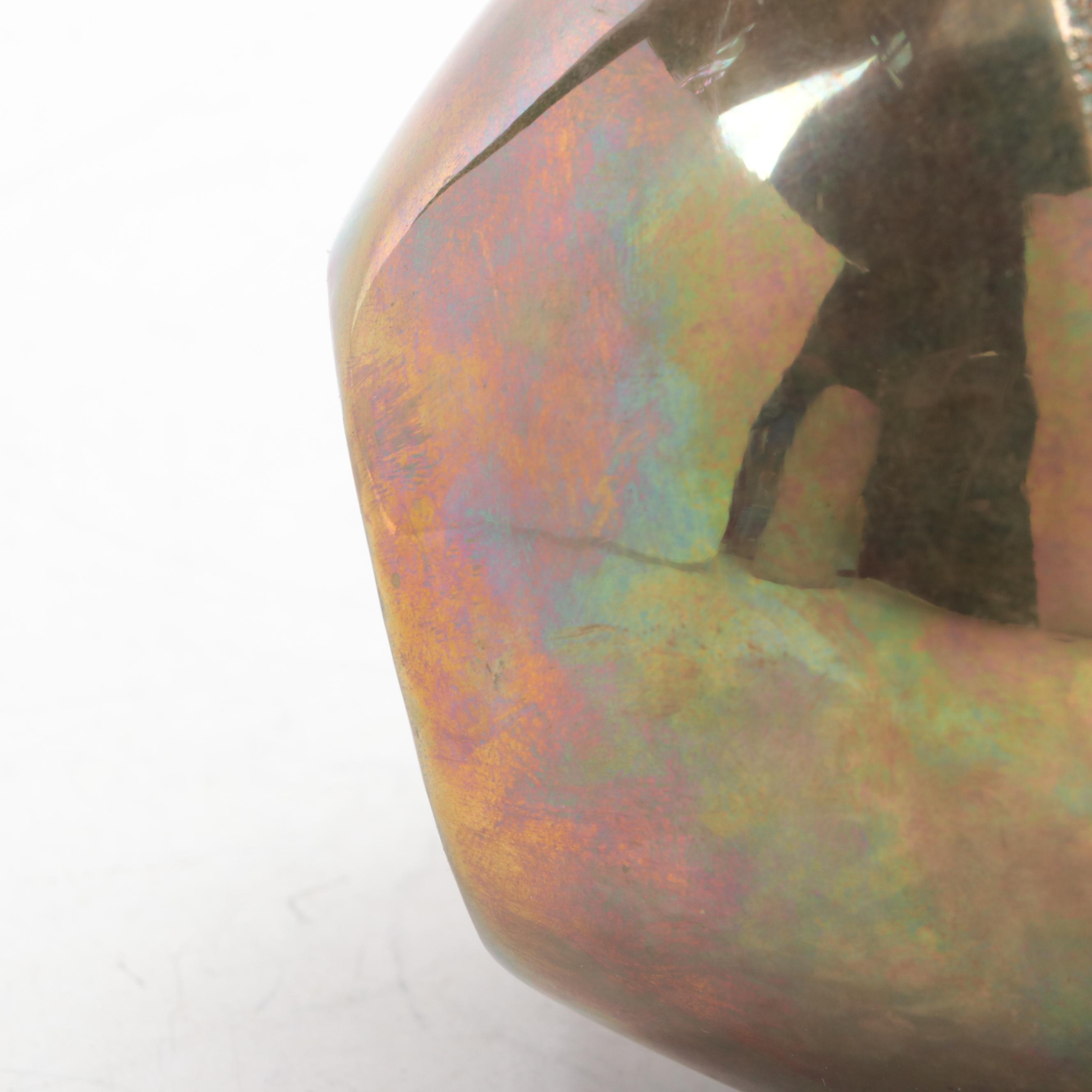 Tony Da San Ildefonso Pueblo Cast Bronze and Turquoise Lizard Lidded Jar