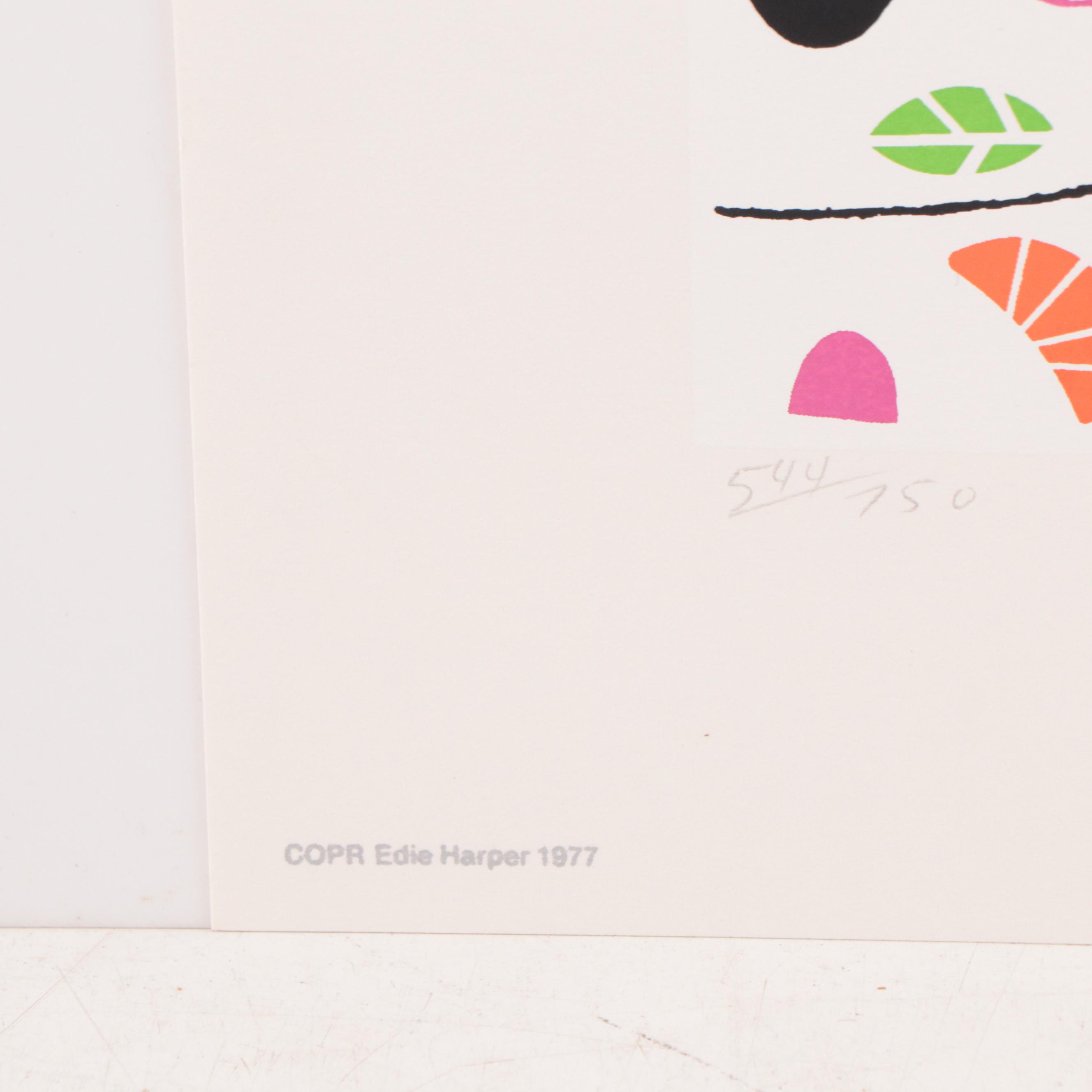 Edie Harper Serigraph "Penny Candy," 1977