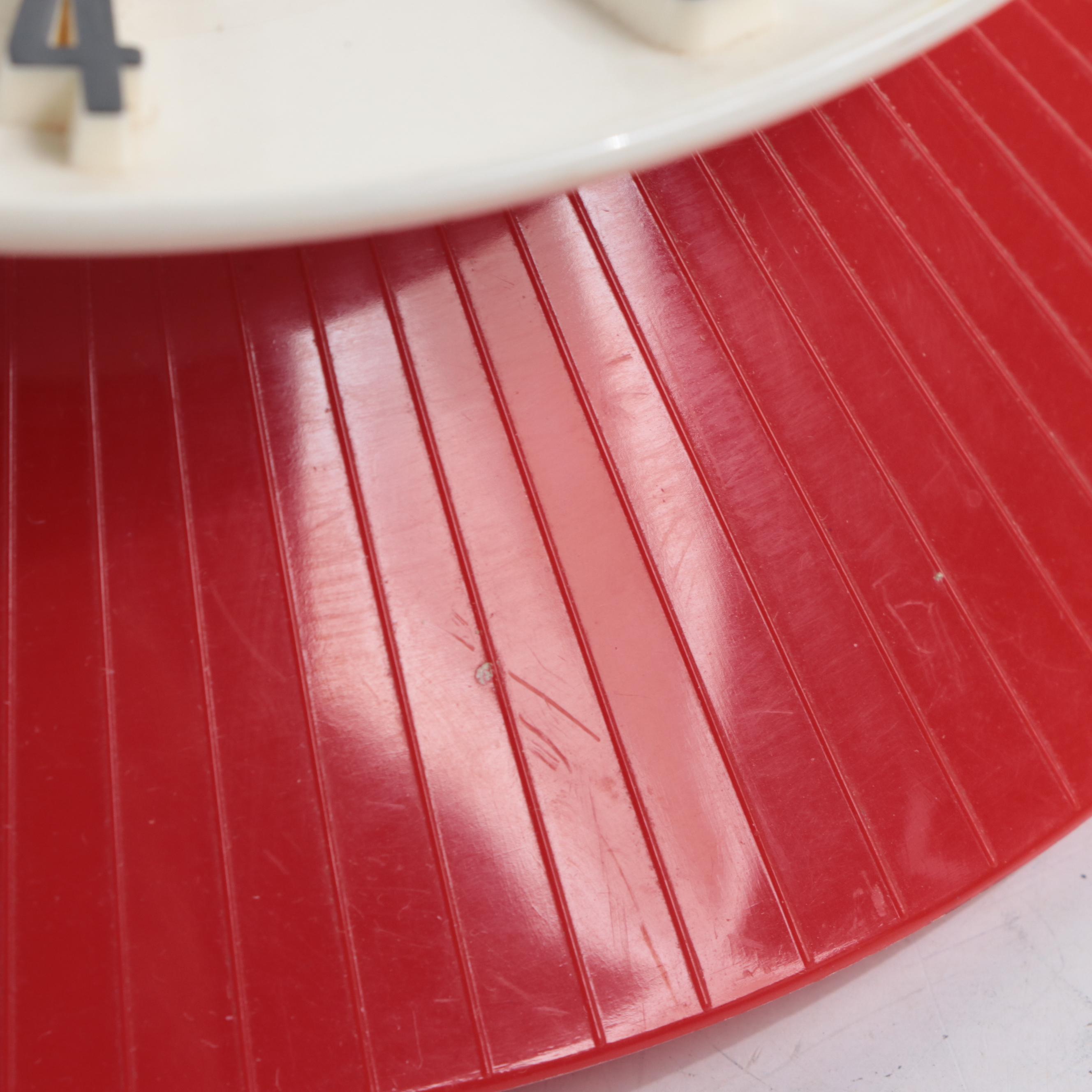 General Electric Telechron Plastic Kitchen Wall Clock, Mid-20th Century