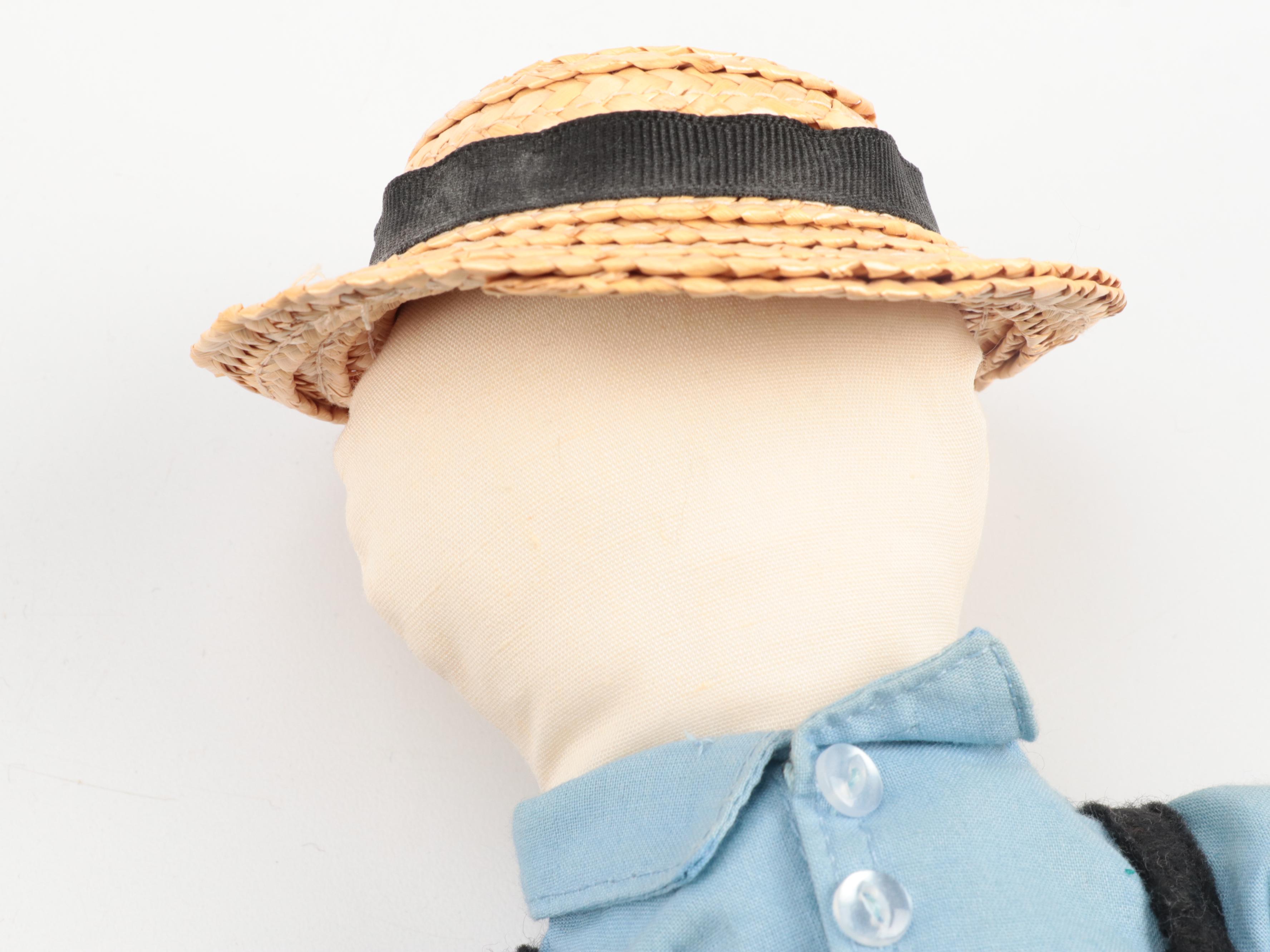 Amish Handmade Faceless Cotton Cloth Dolls