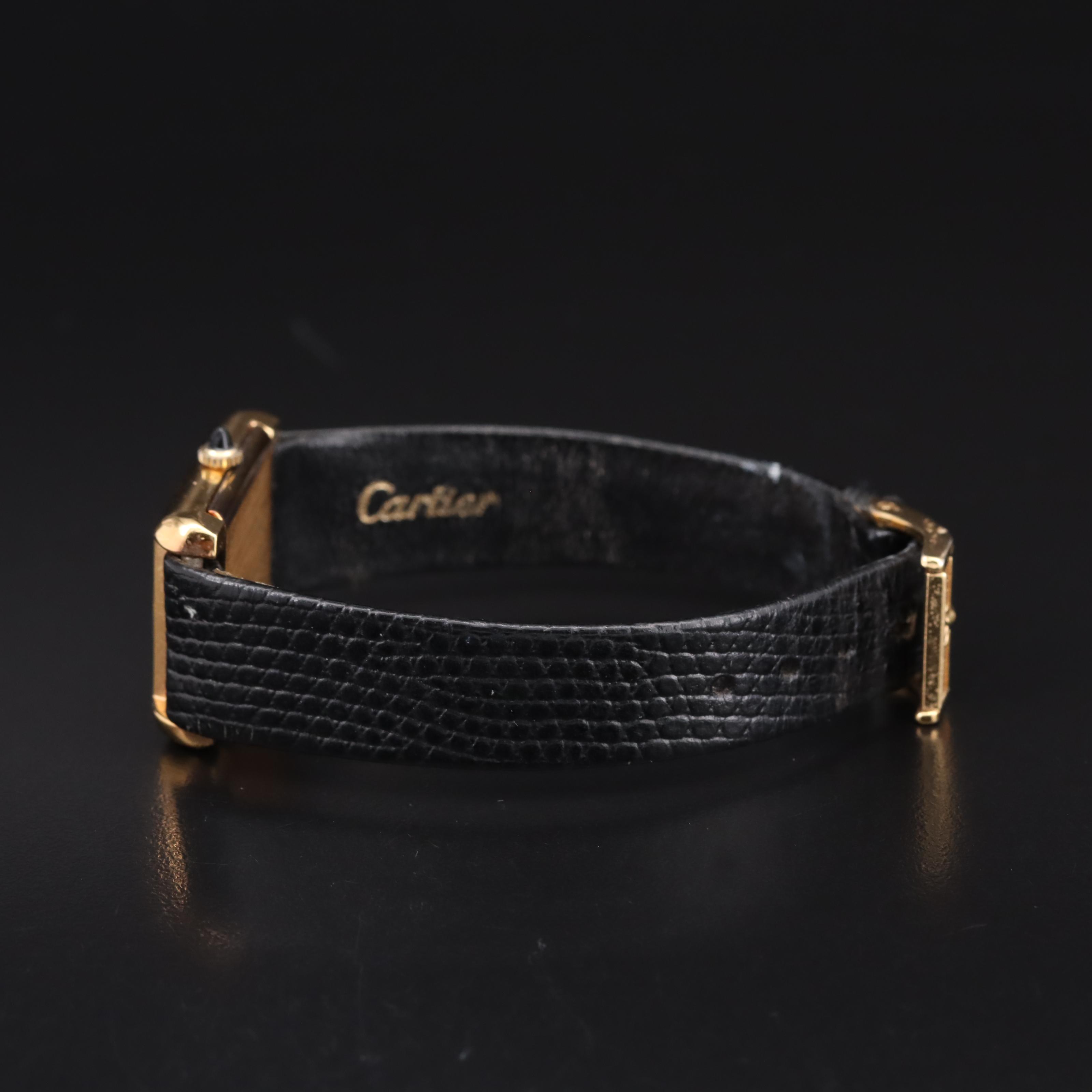 1980s Cartier Tank Hand-Wind Watch