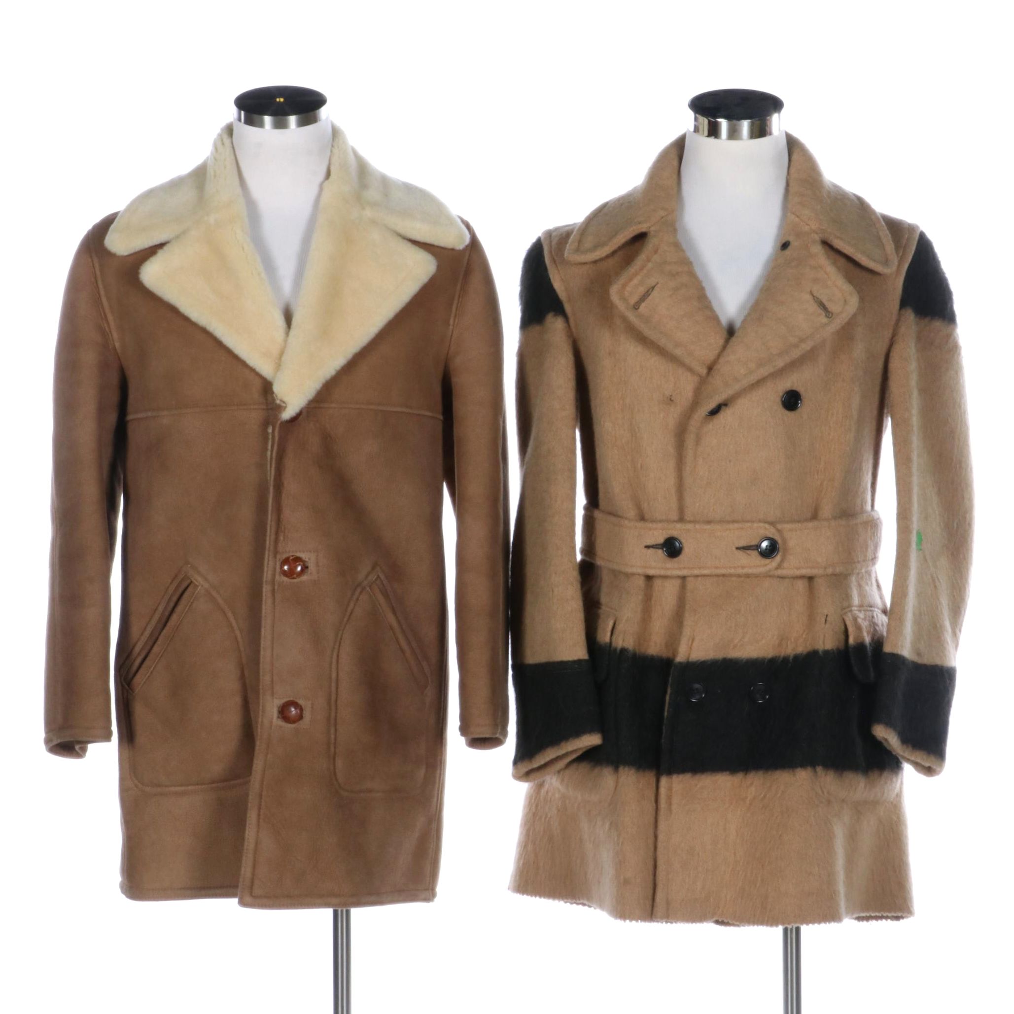 Men's Matterhorn Shearling Coat, Hudson's Bay Company Mohair Coat