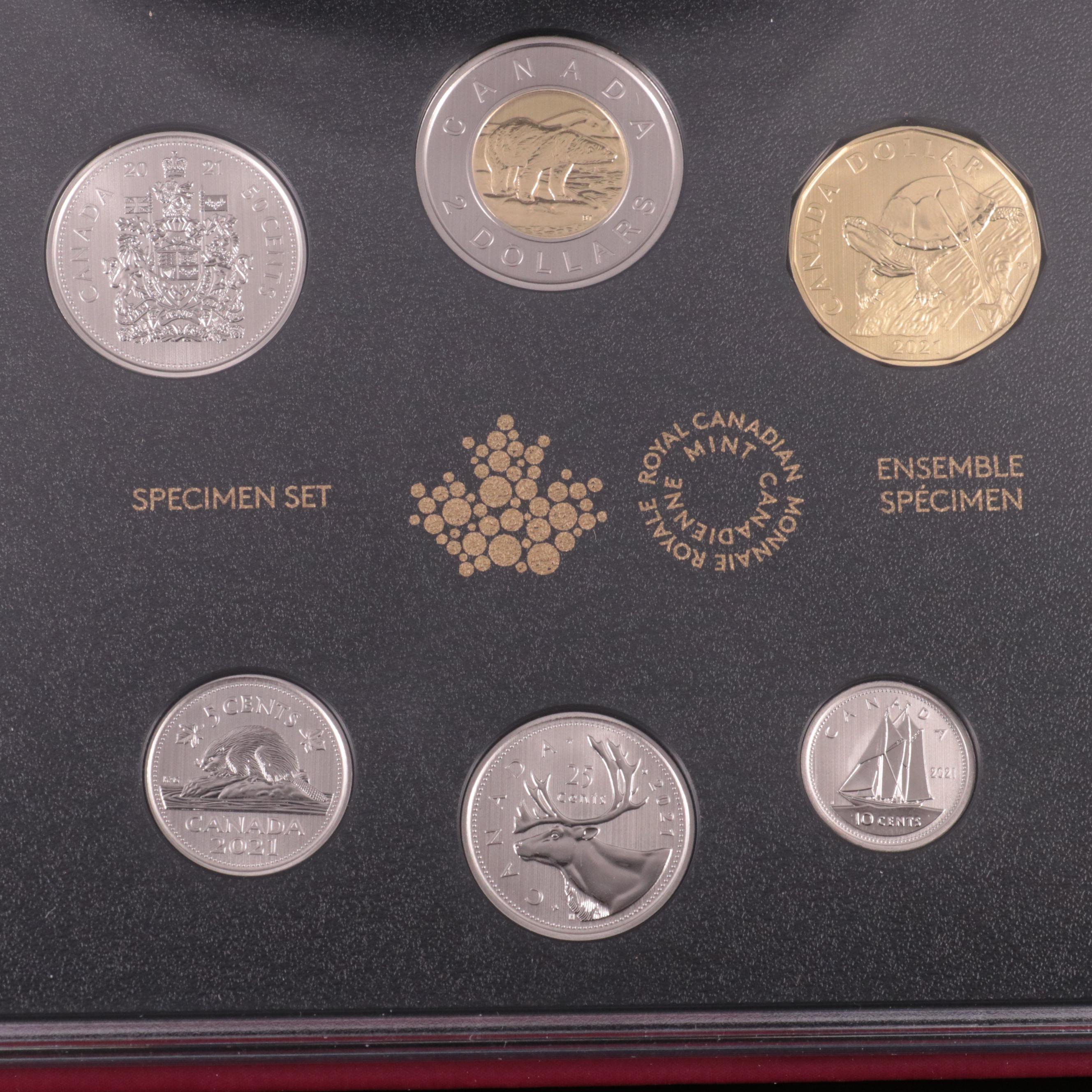 2021 Canada Proof Specimen Set for Endangered Species