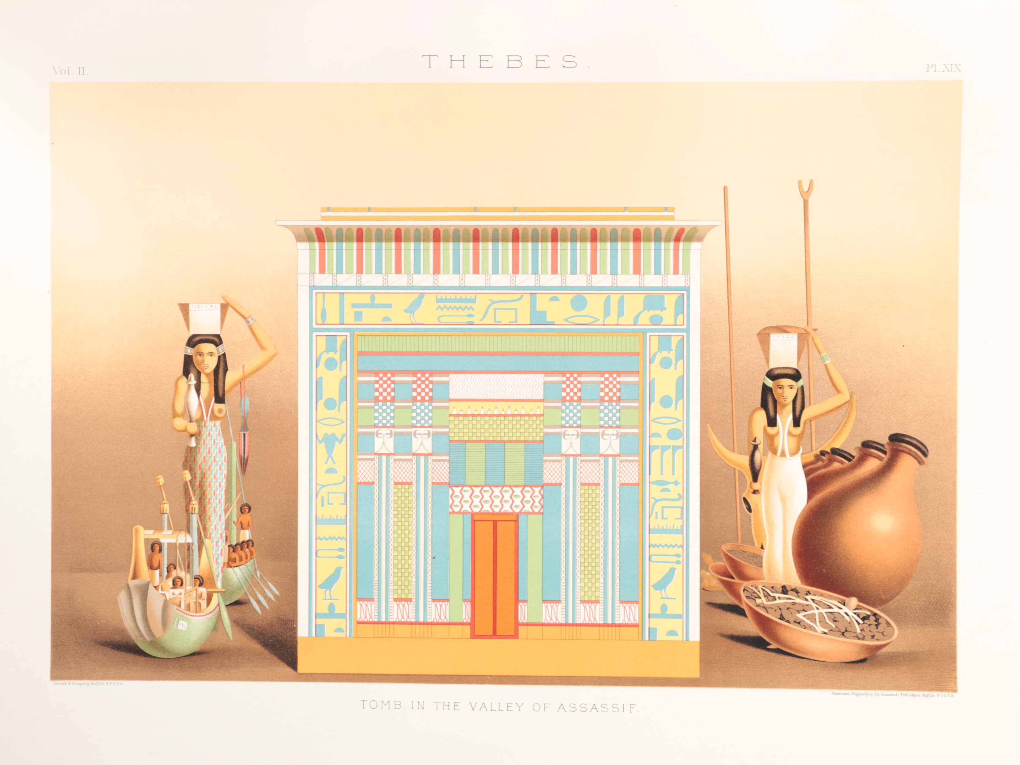 Limited Edition "Ancient Egypt of Mizraim" by Samuel Augustus Binion, 1887