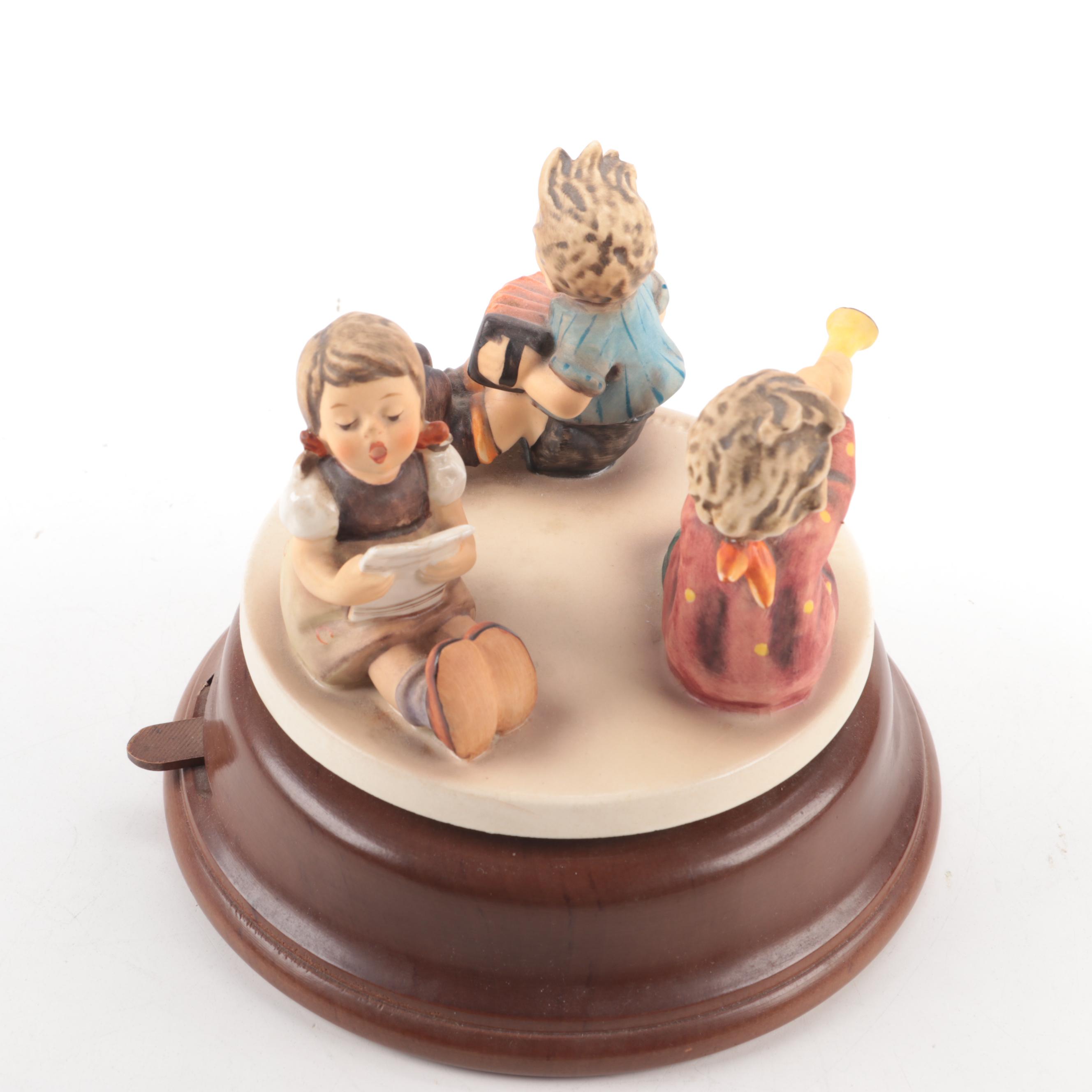 Goebel Hummel Music Box and Hummel Club Porcelain Figurines