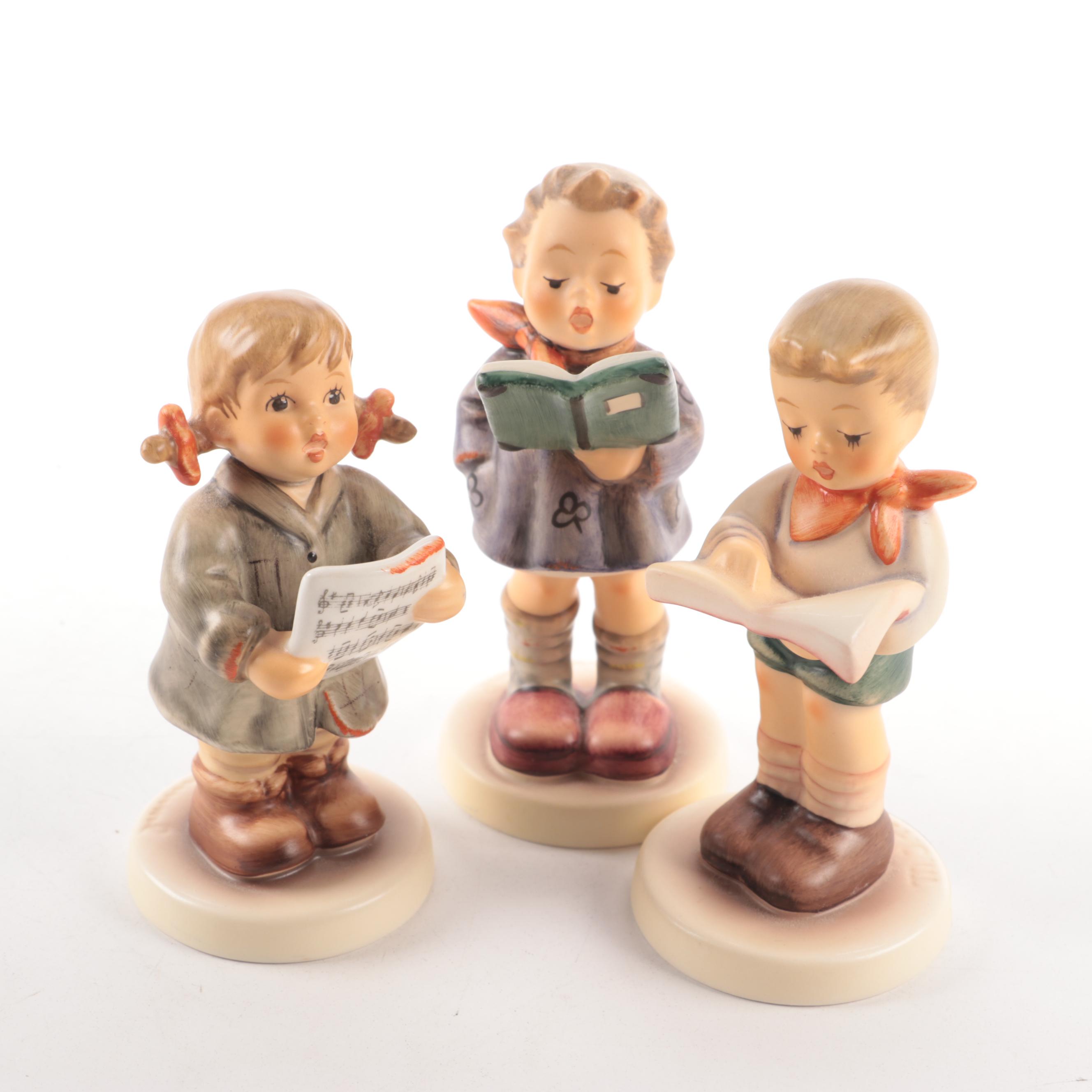 Goebel Hummel Music Box and Hummel Club Porcelain Figurines