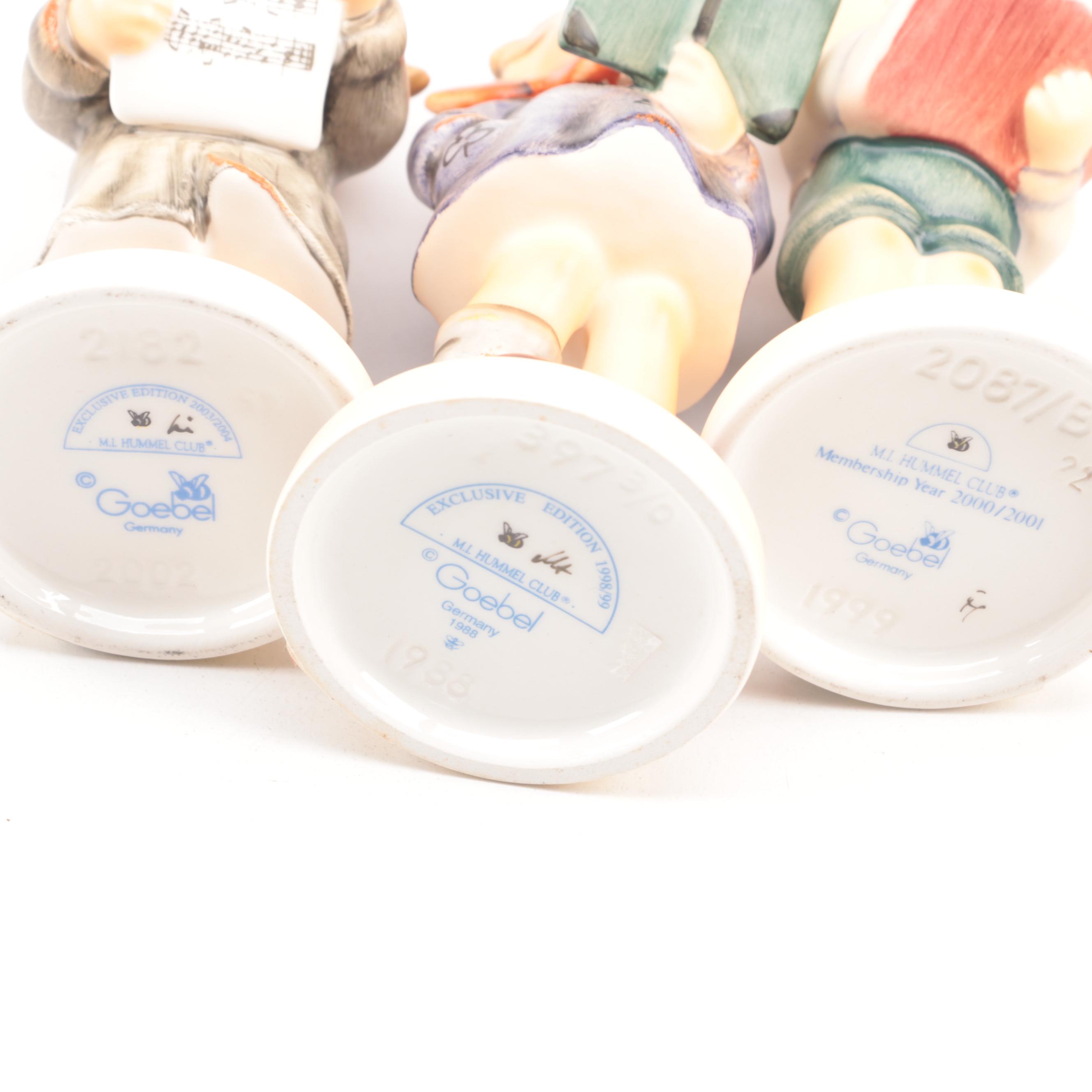 Goebel Hummel Music Box and Hummel Club Porcelain Figurines