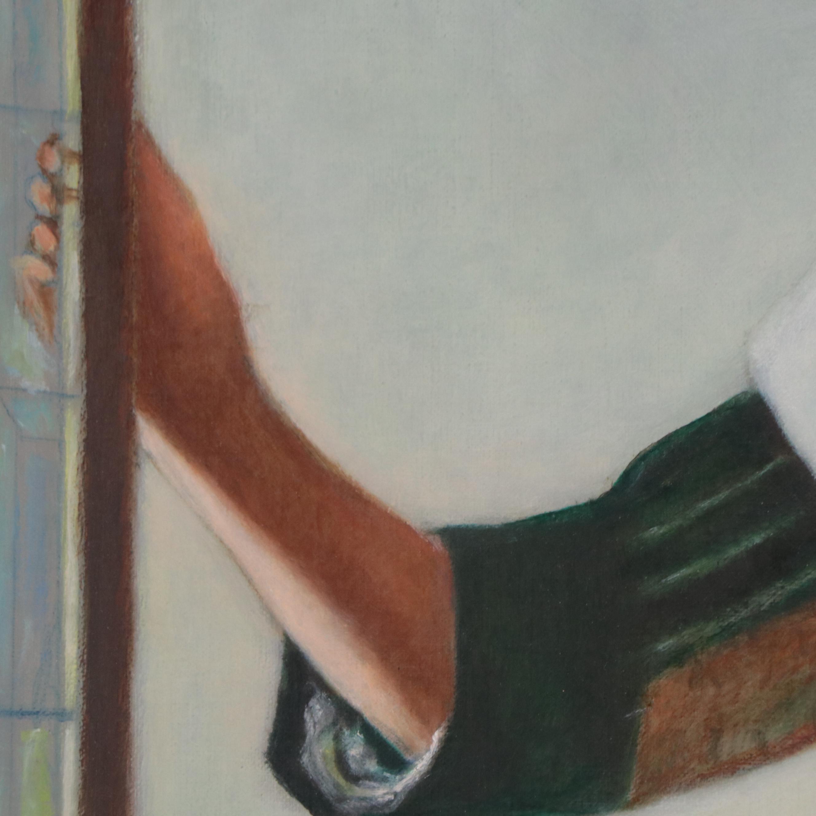 Oil Painting After Johannes Vermeer "Woman with a Water Jug"