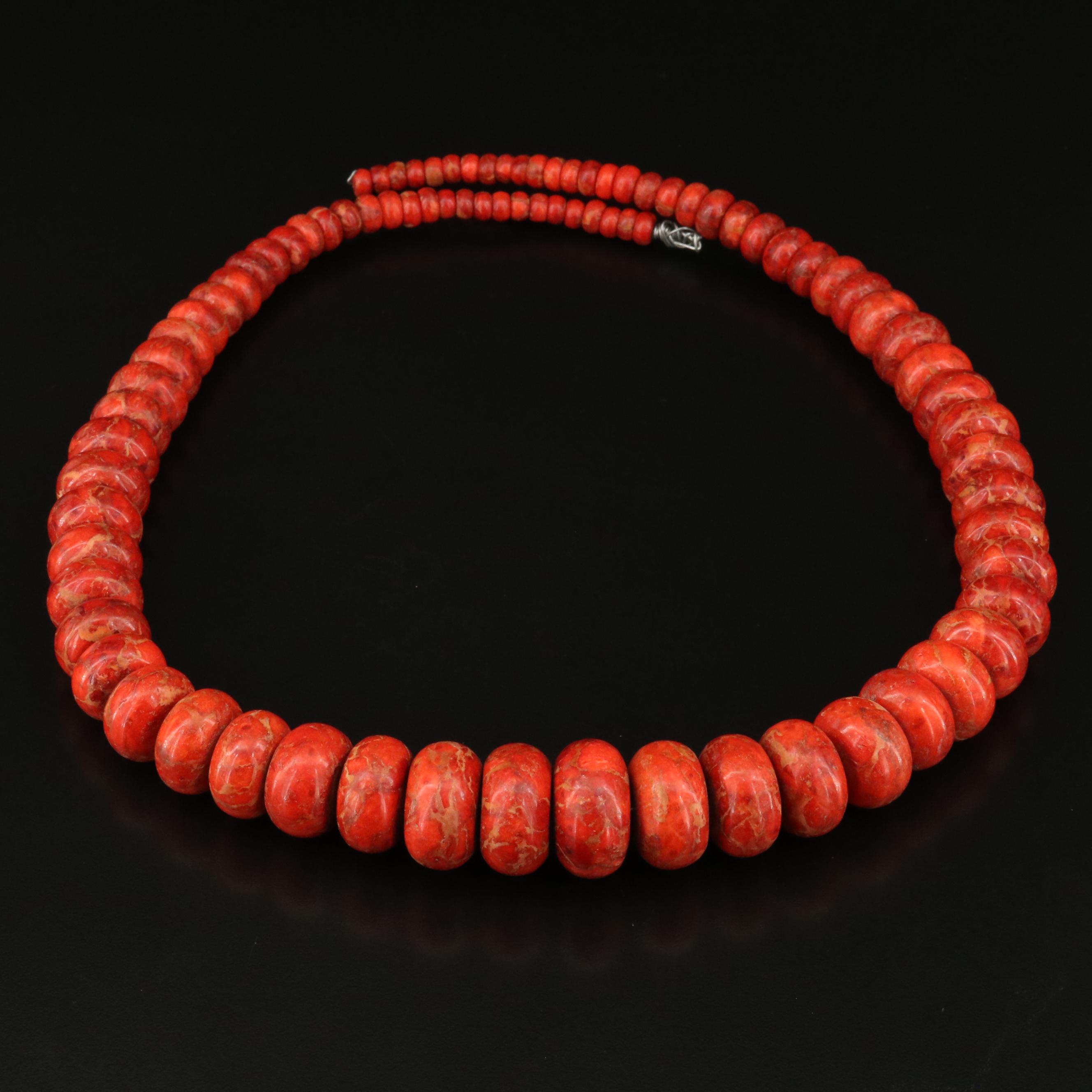 Composite Coral Beaded Hank