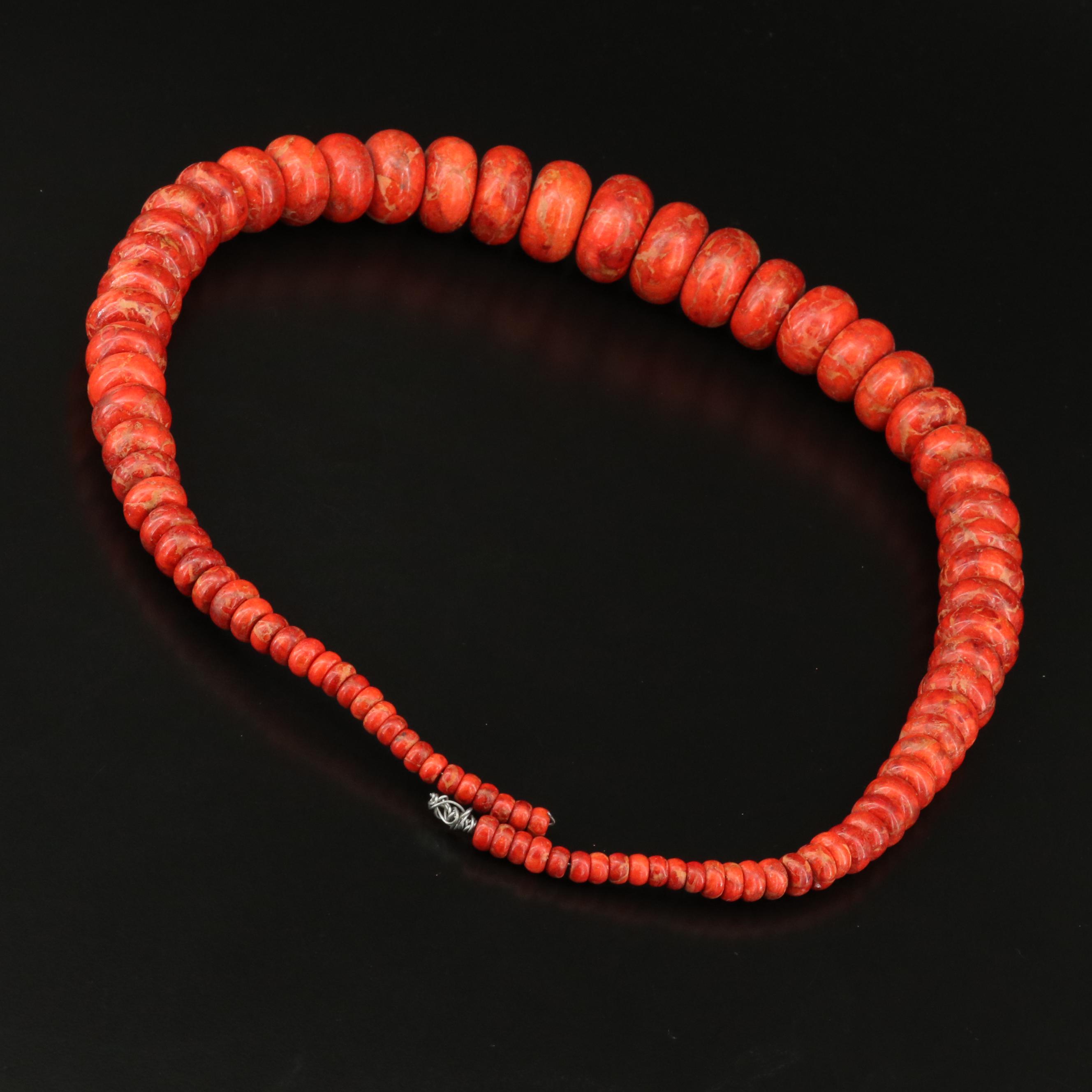 Composite Coral Beaded Hank
