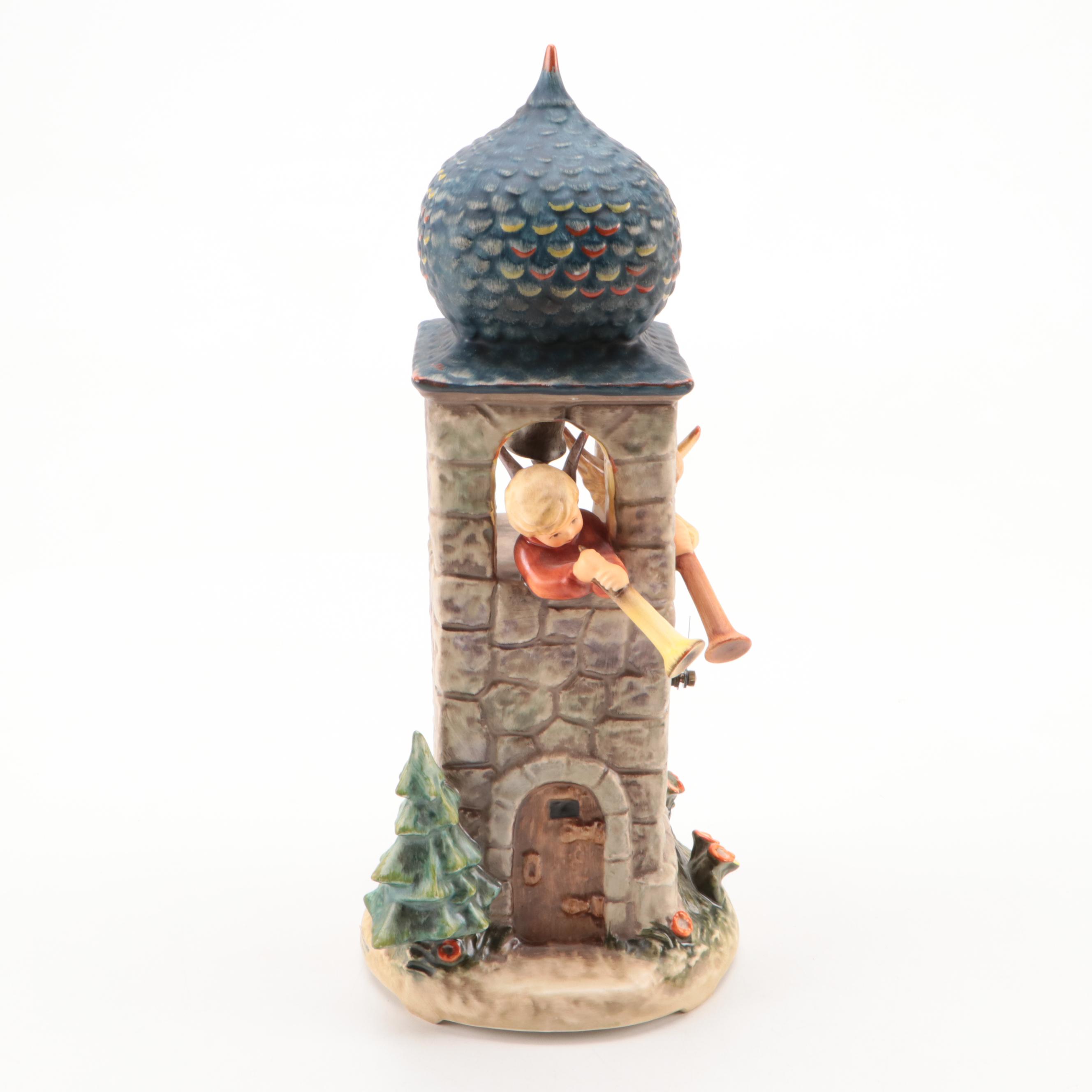 Goebel Century Collection Porcelain "Call to Worship" Hummel Clock