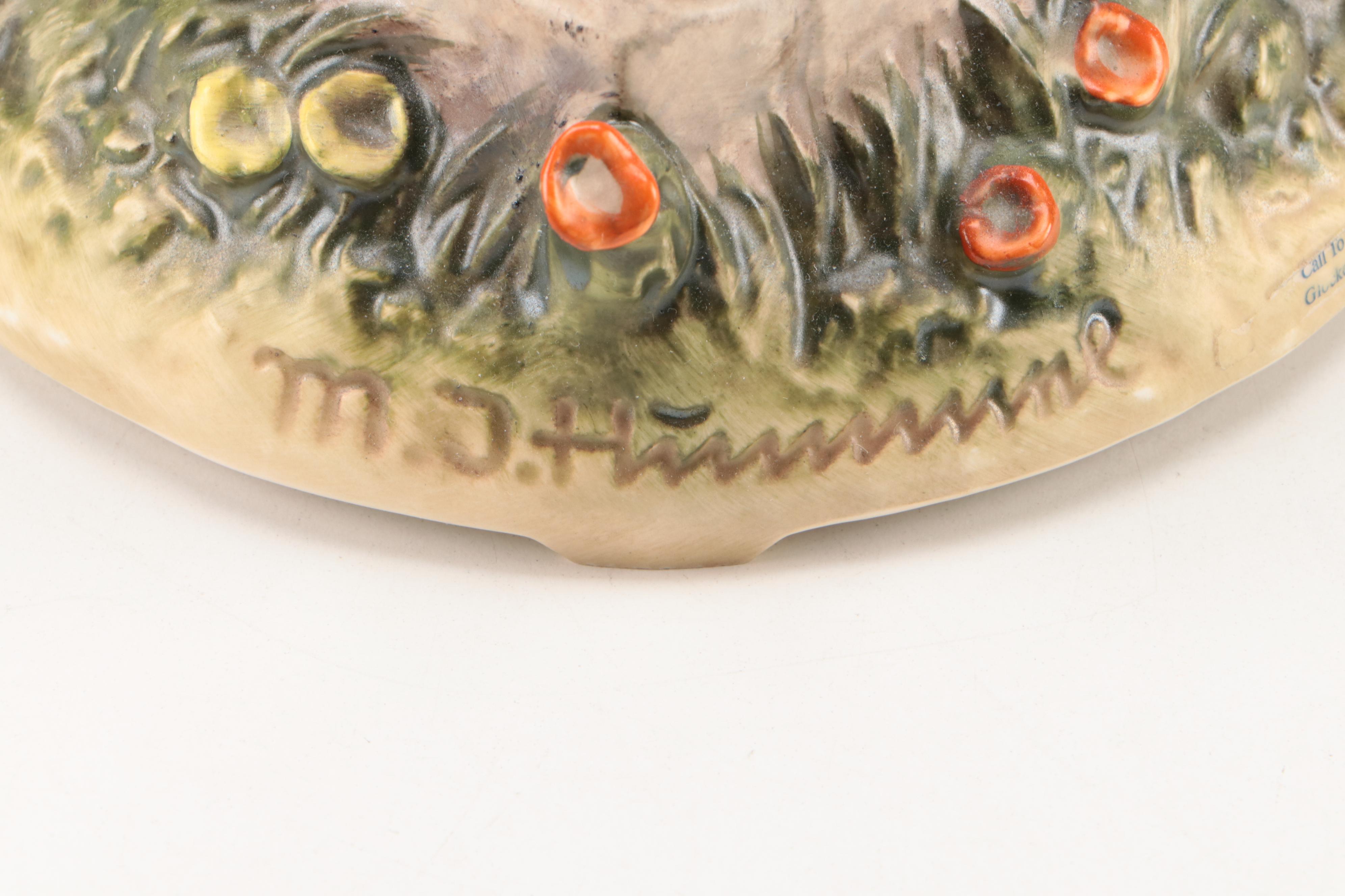 Goebel Century Collection Porcelain "Call to Worship" Hummel Clock