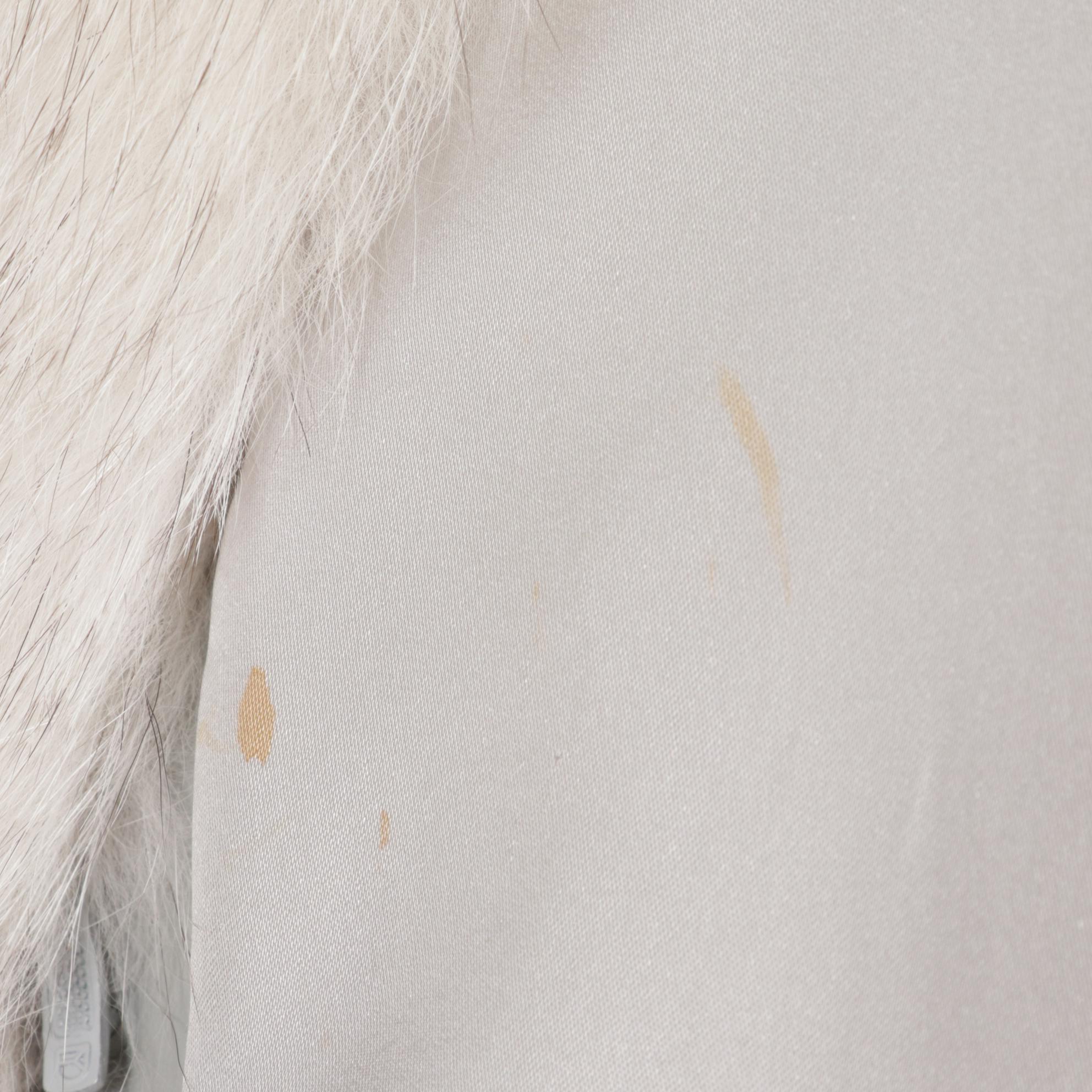 Finish Blue Fox Fur Coat by Saga Fox