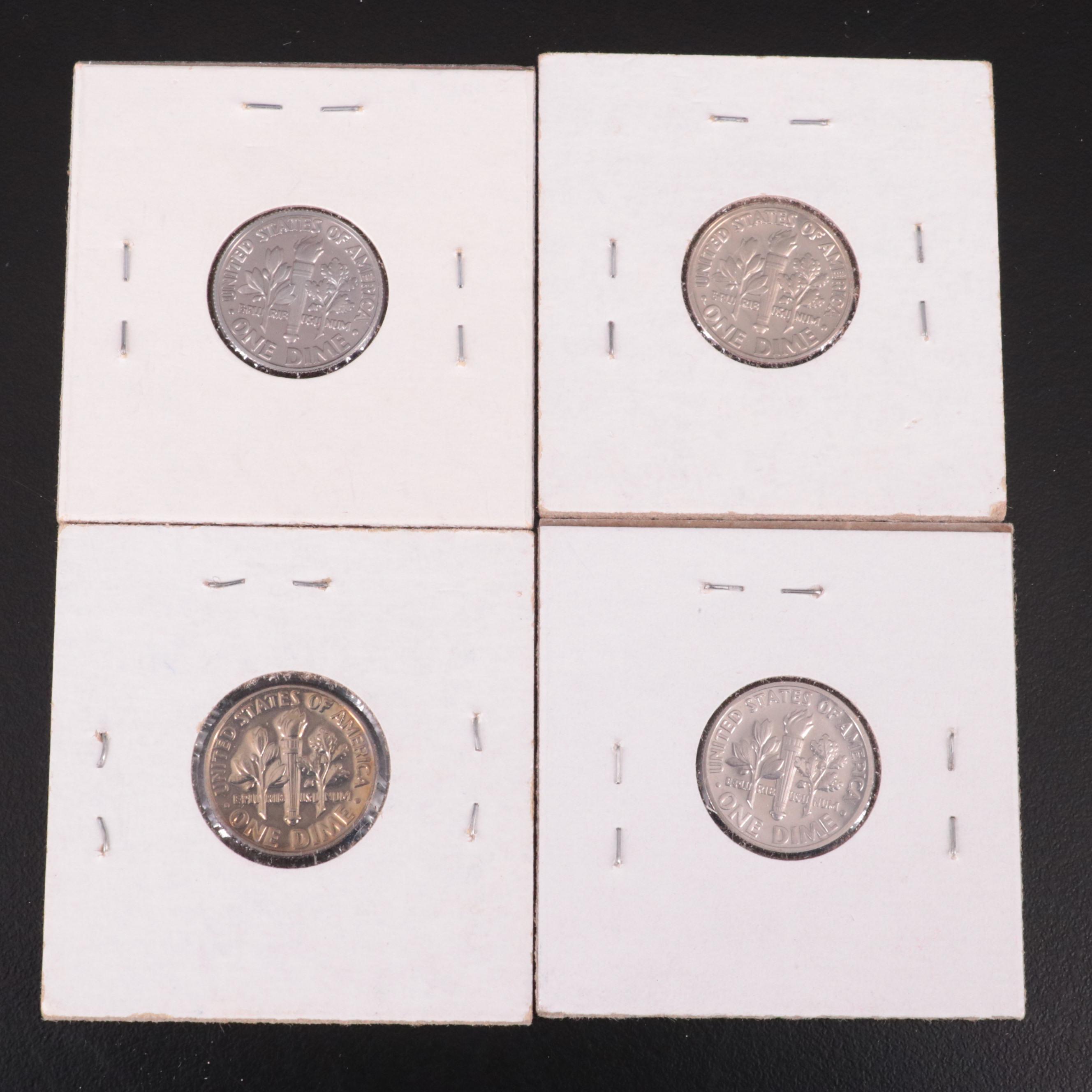 Group of One Hundred-Fifty Proof Roosevelt Dimes