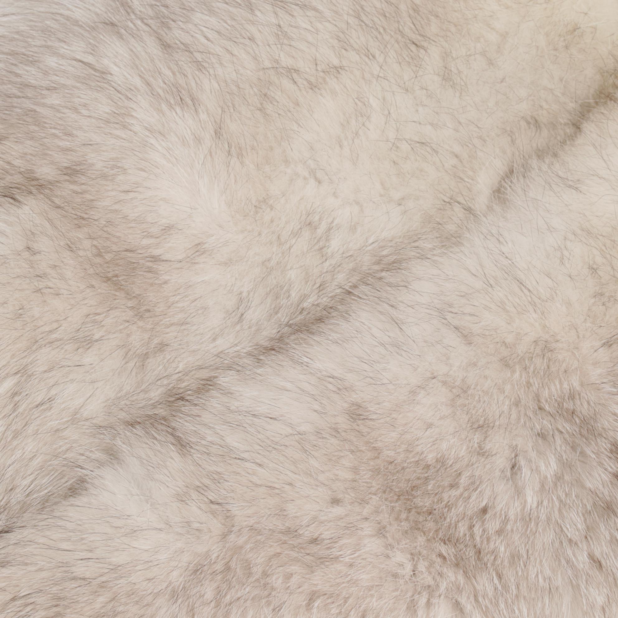 Blue Fox Fur Wedding Stole