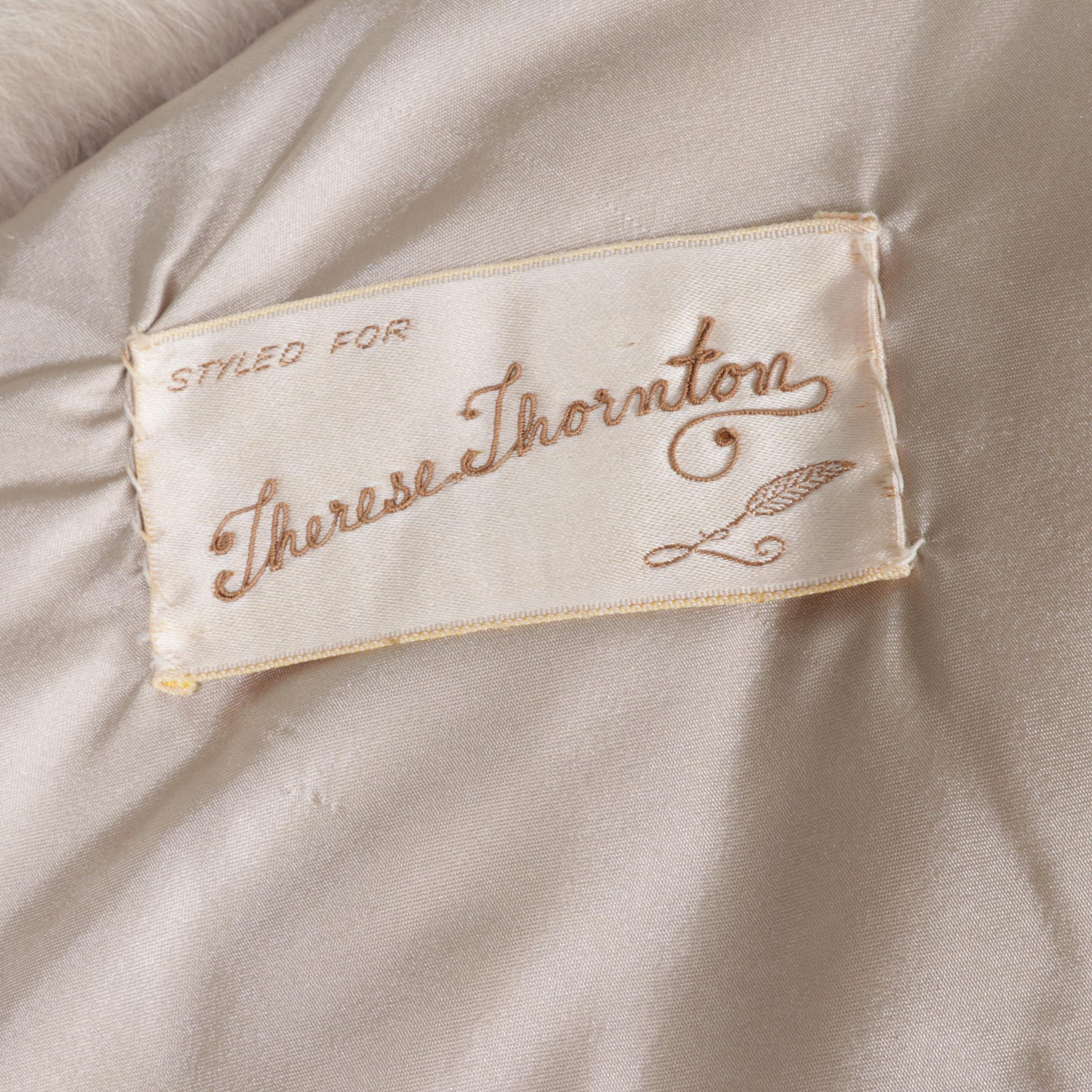 Blue Fox Fur Wedding Stole