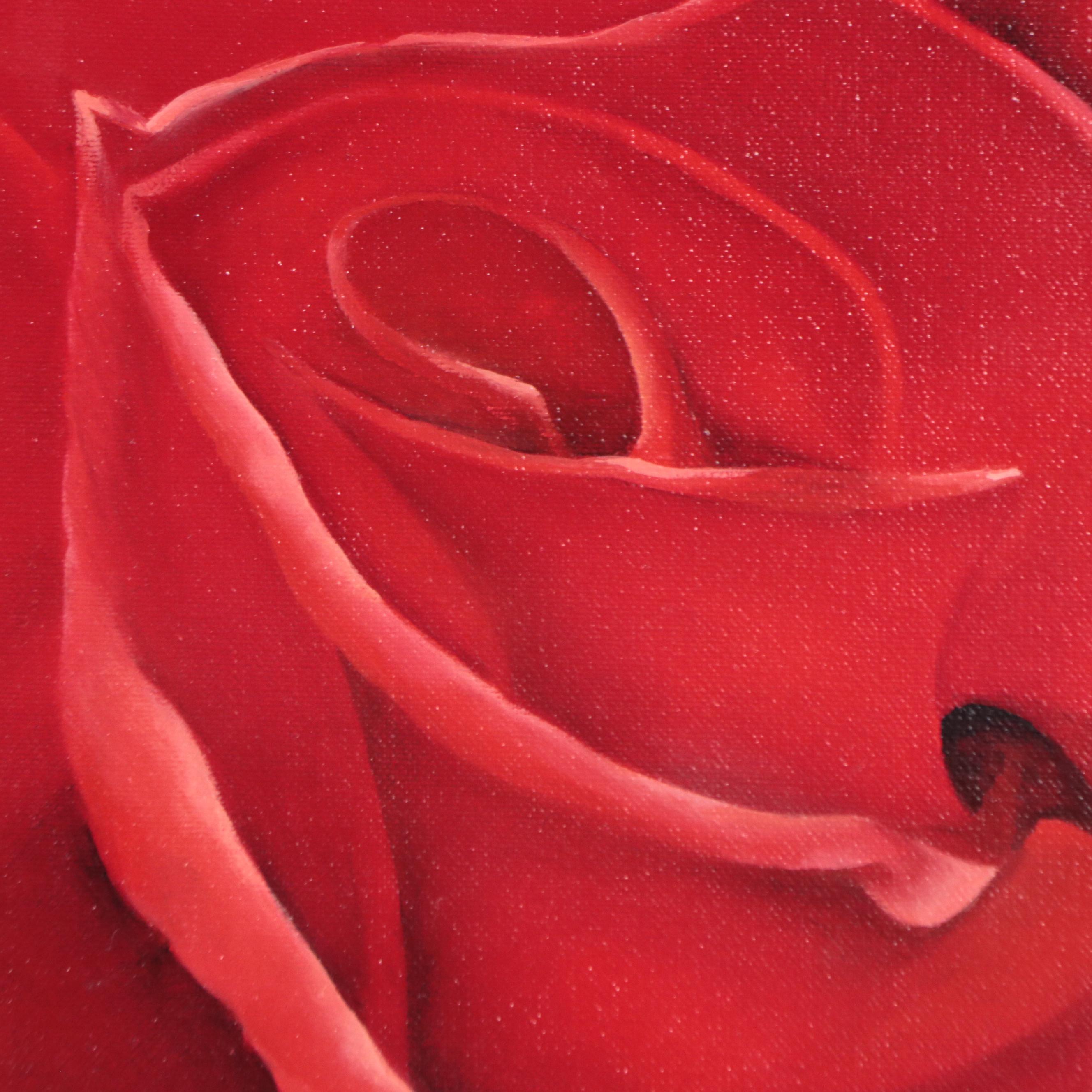 Deborah Bigeleisen Oil Painting of Flower, 21st Century