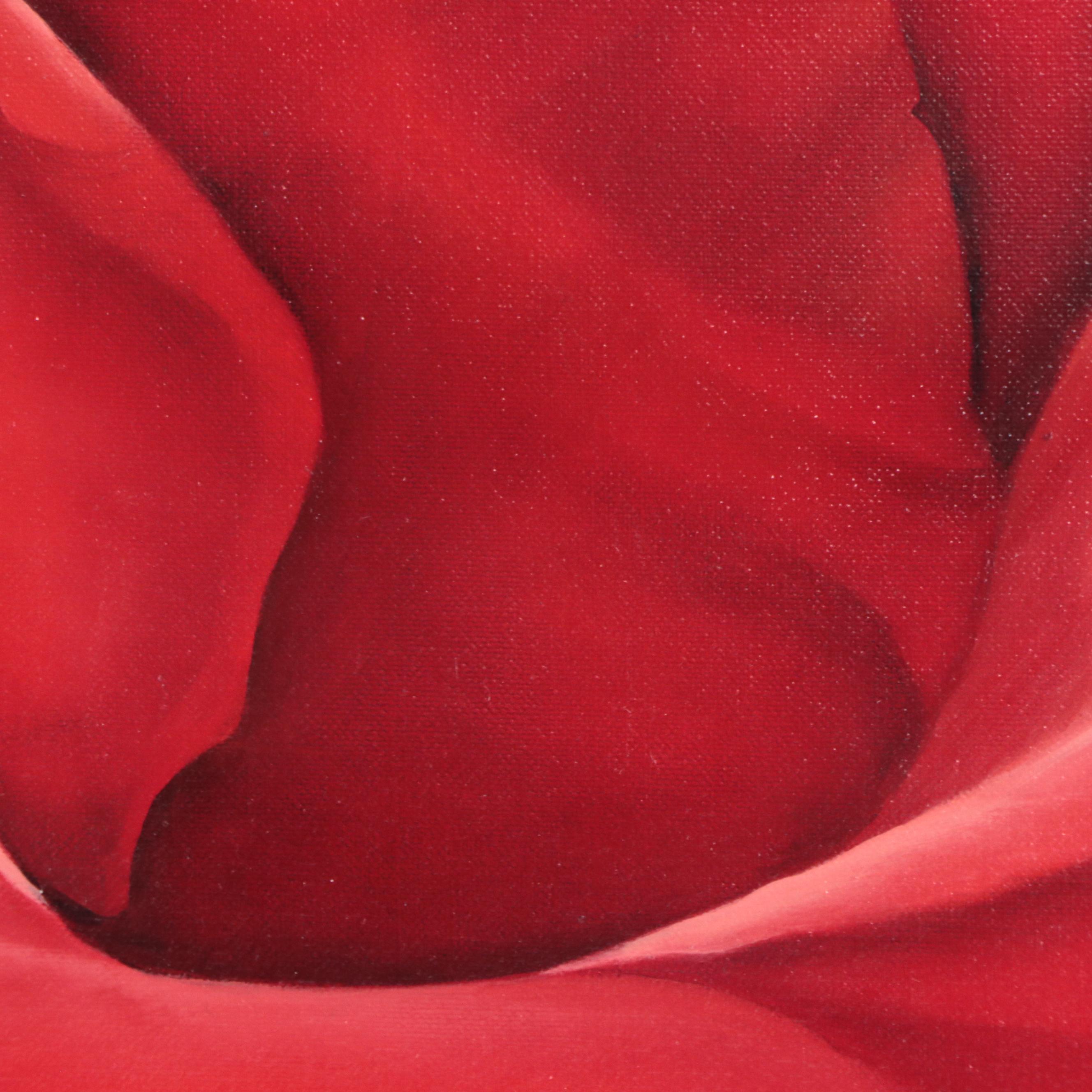 Deborah Bigeleisen Oil Painting of Flower, 21st Century