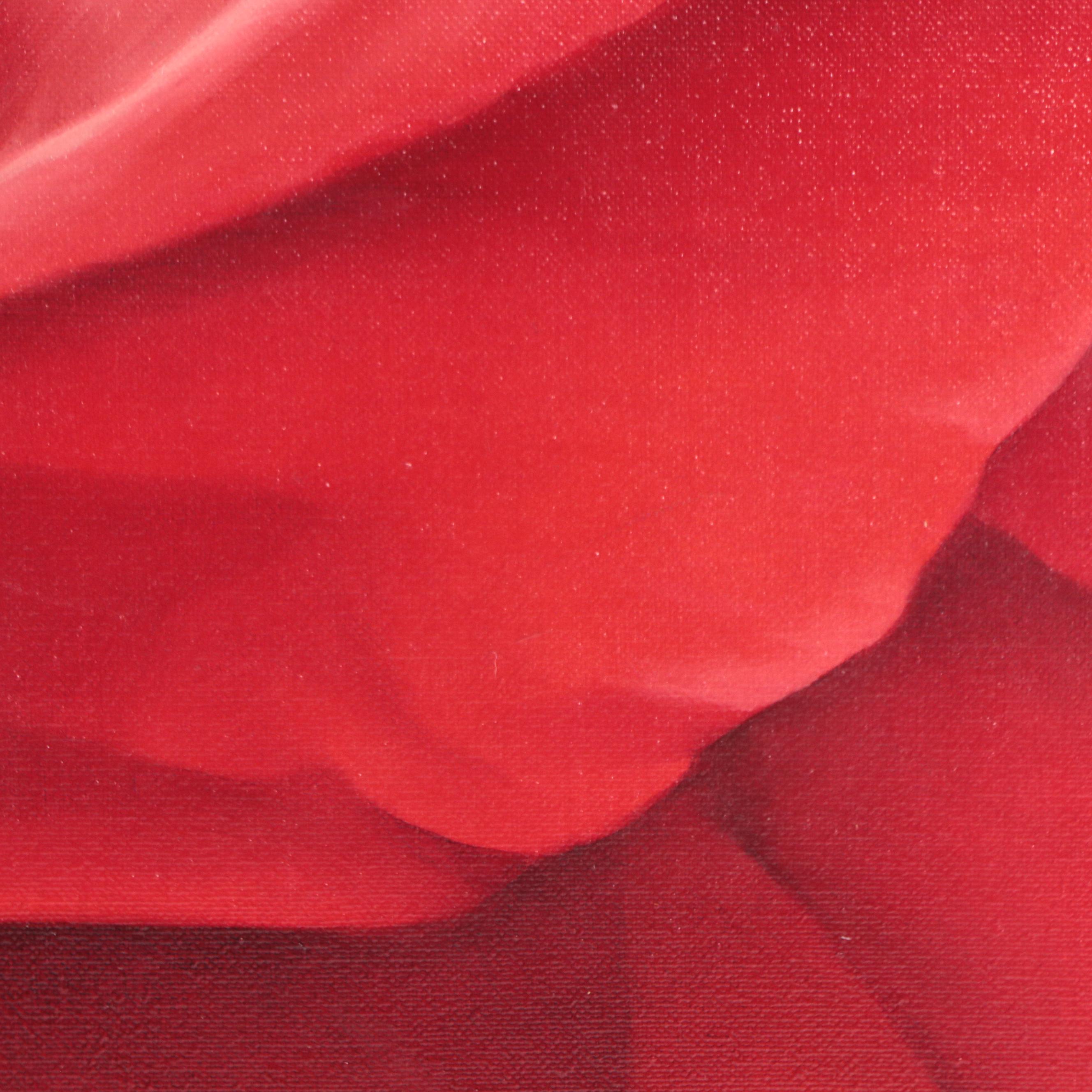 Deborah Bigeleisen Oil Painting of Flower, 21st Century